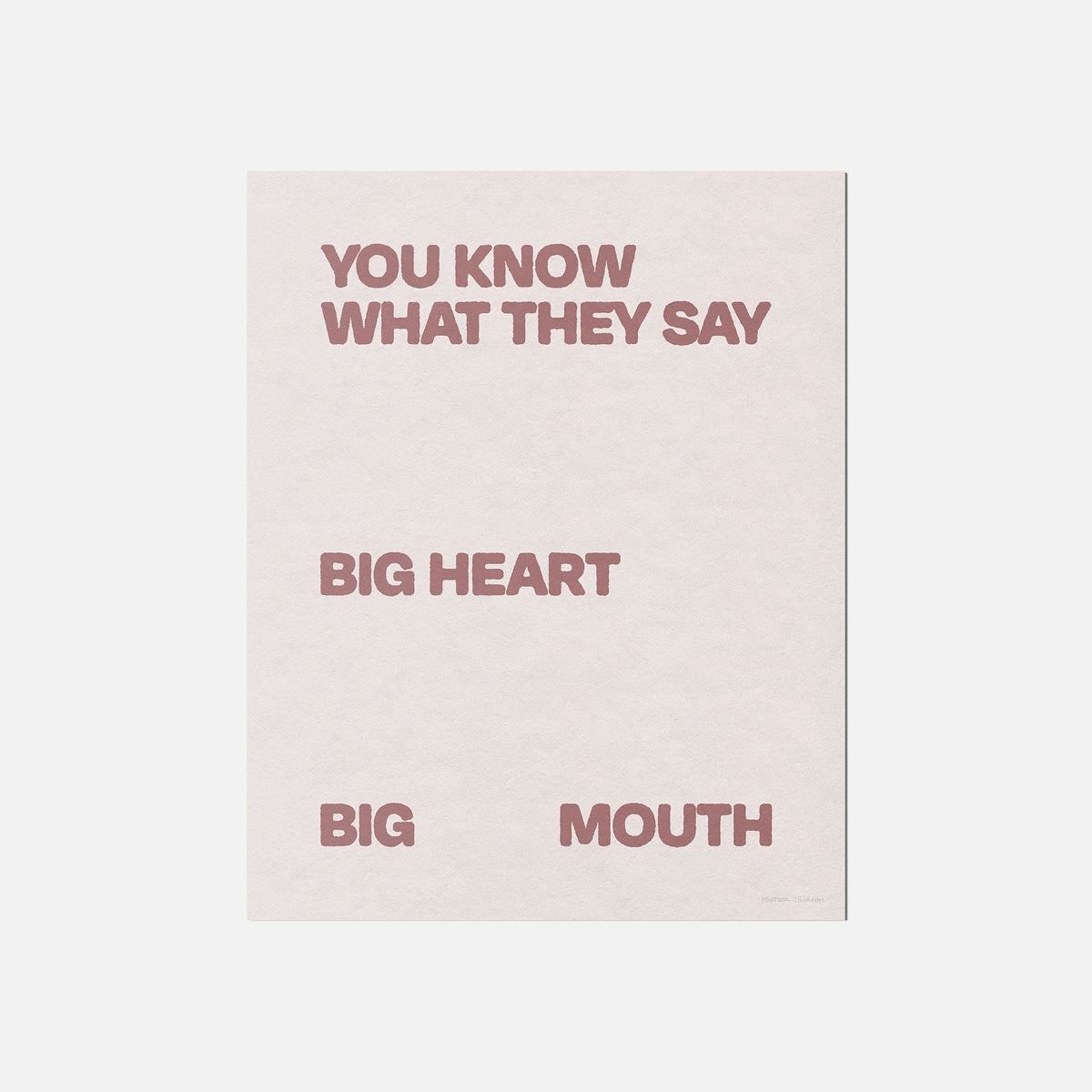 BIG PRINT