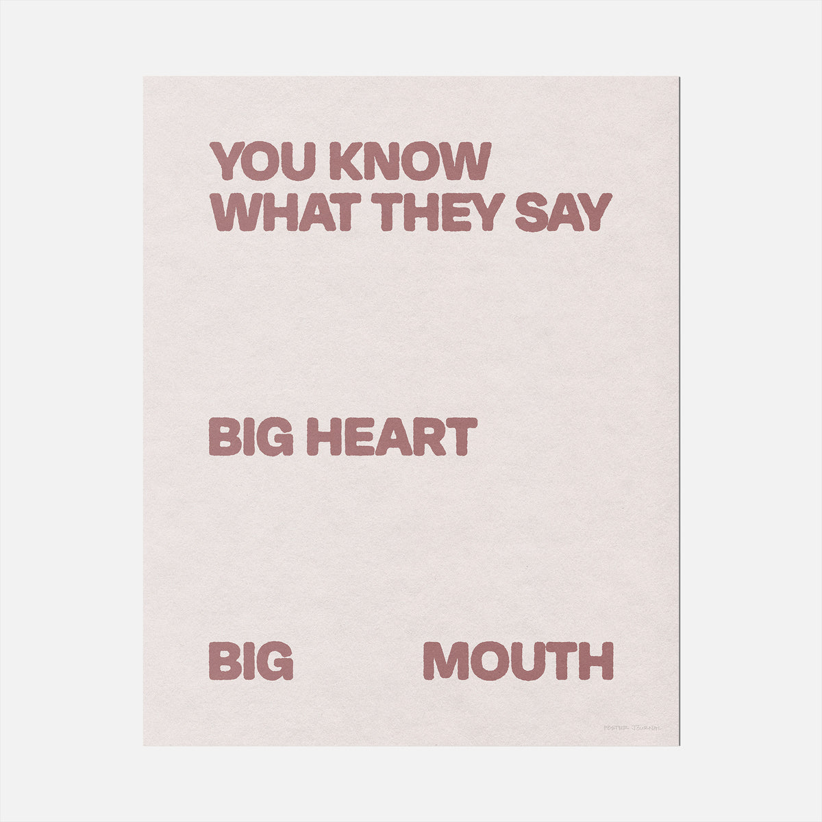 BIG PRINT