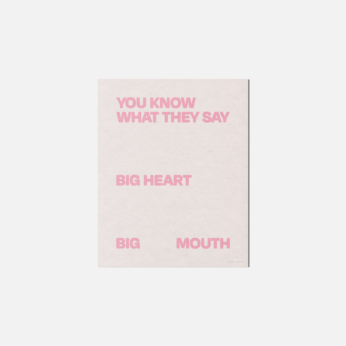 BIG PRINT