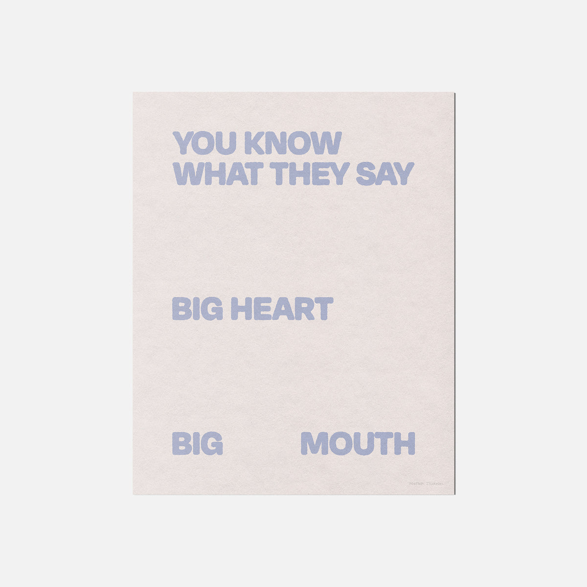 BIG PRINT
