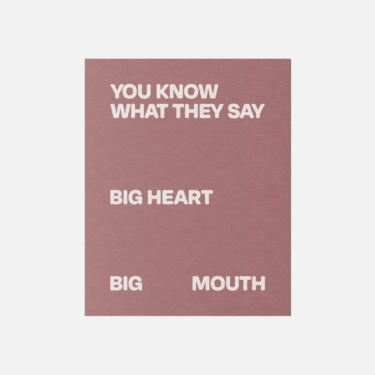 BIG PRINT