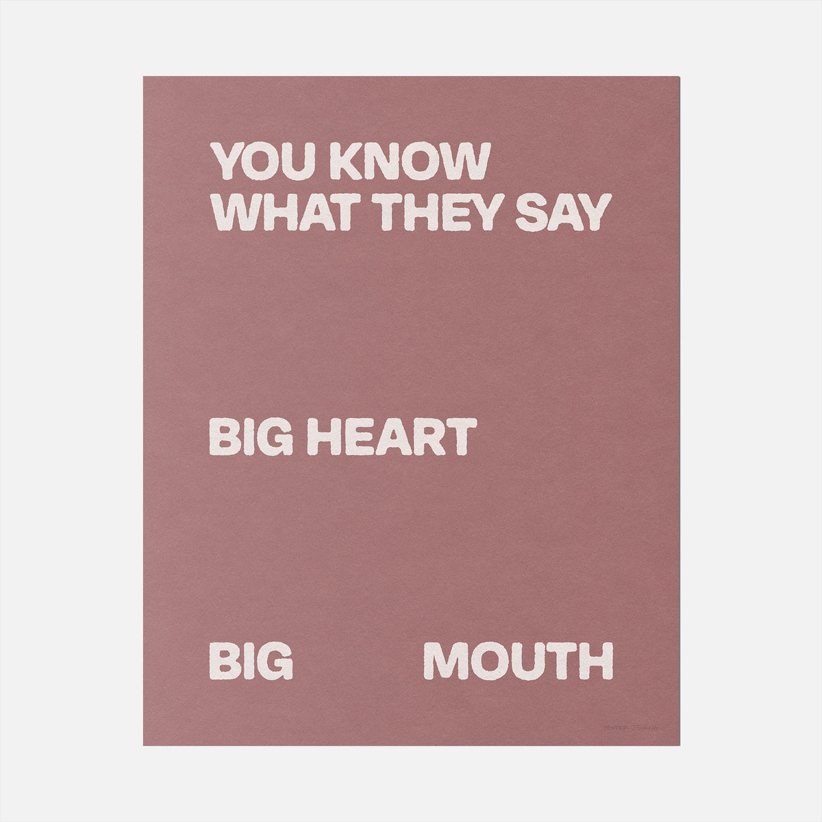 BIG PRINT