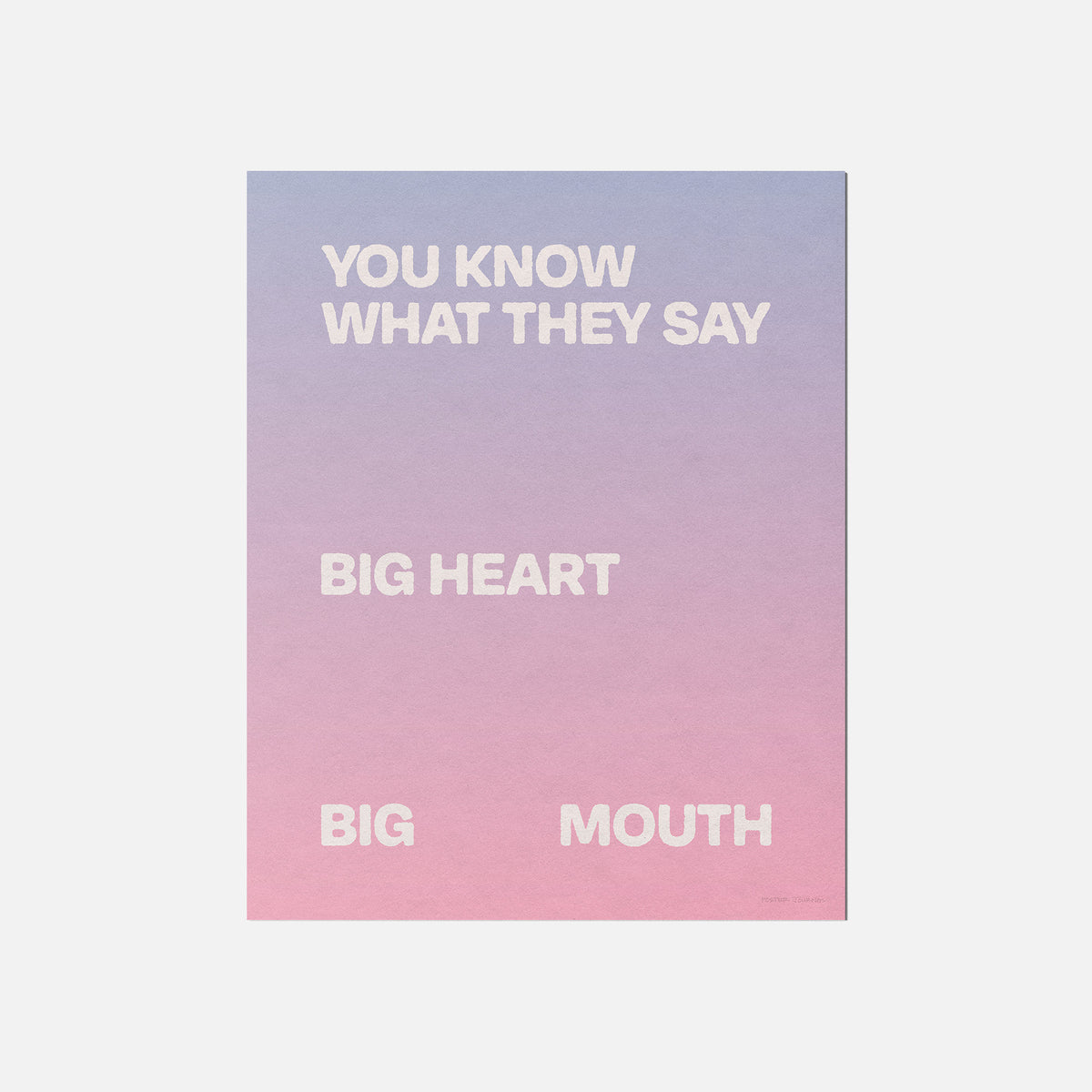 BIG PRINT