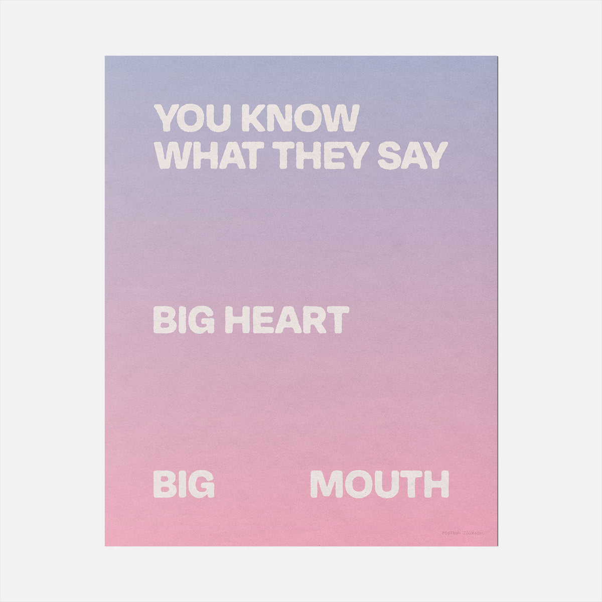 BIG PRINT