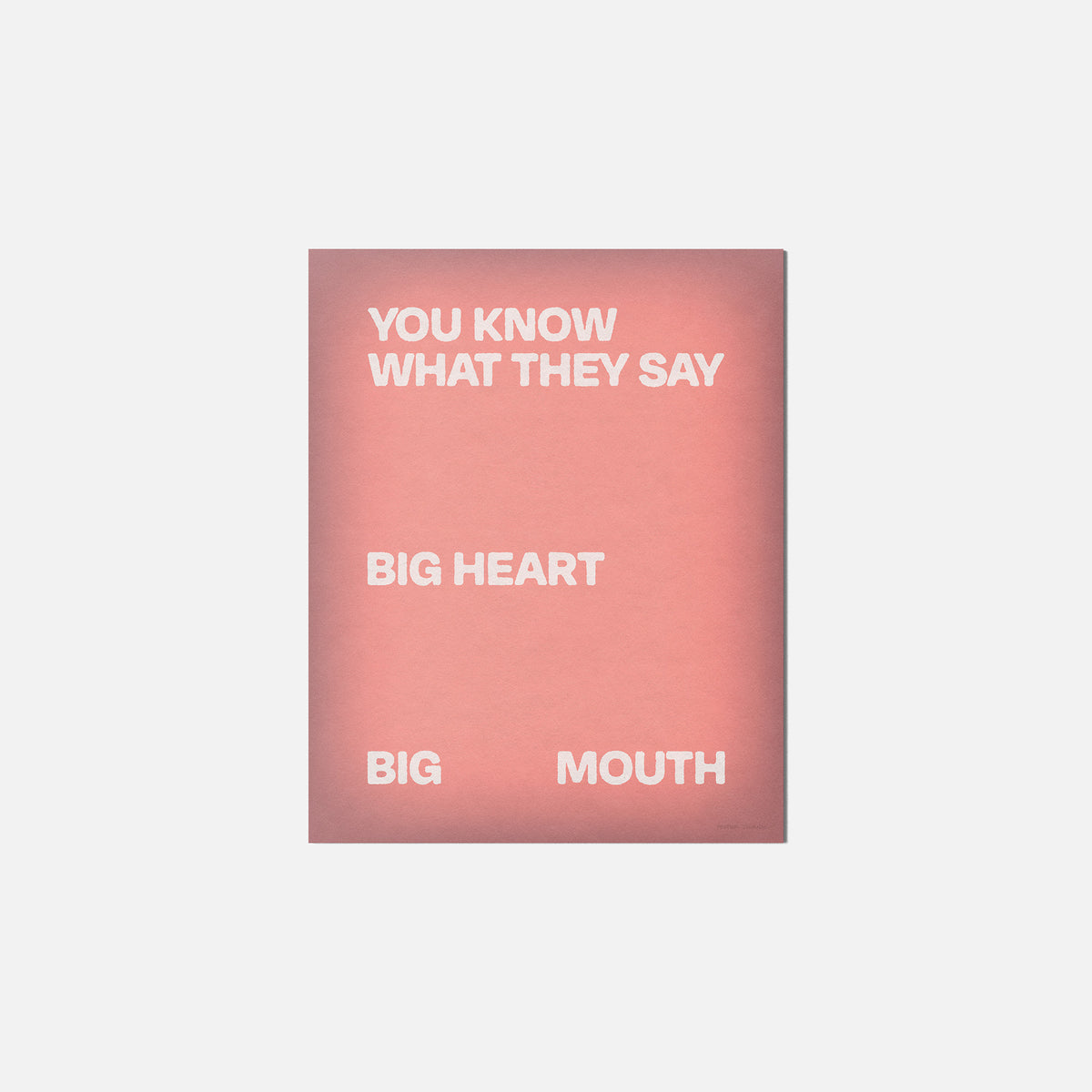 BIG PRINT