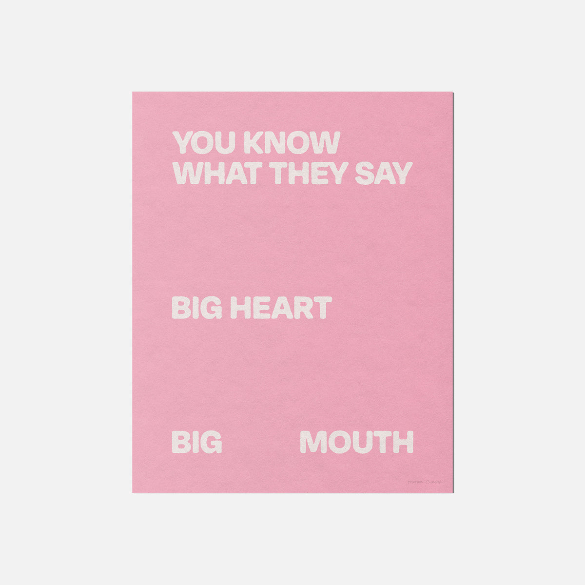 BIG PRINT