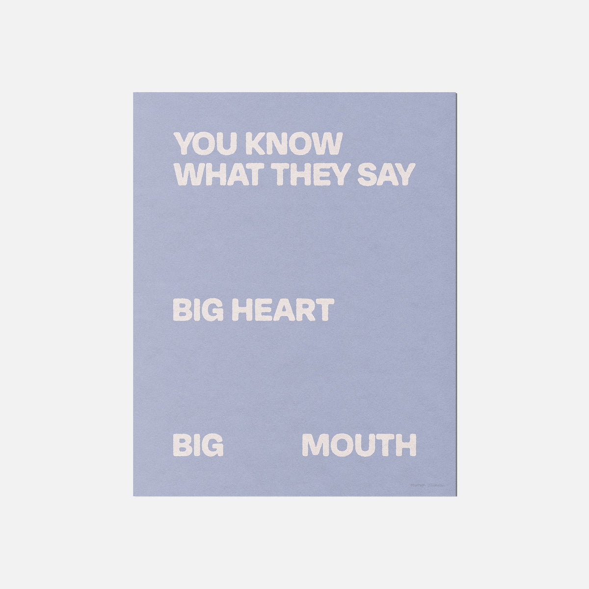 BIG PRINT