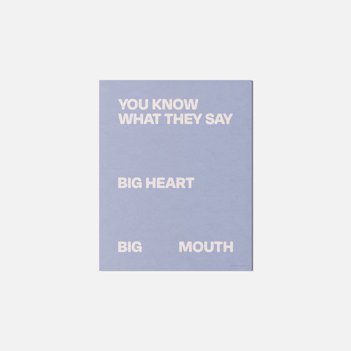 BIG PRINT