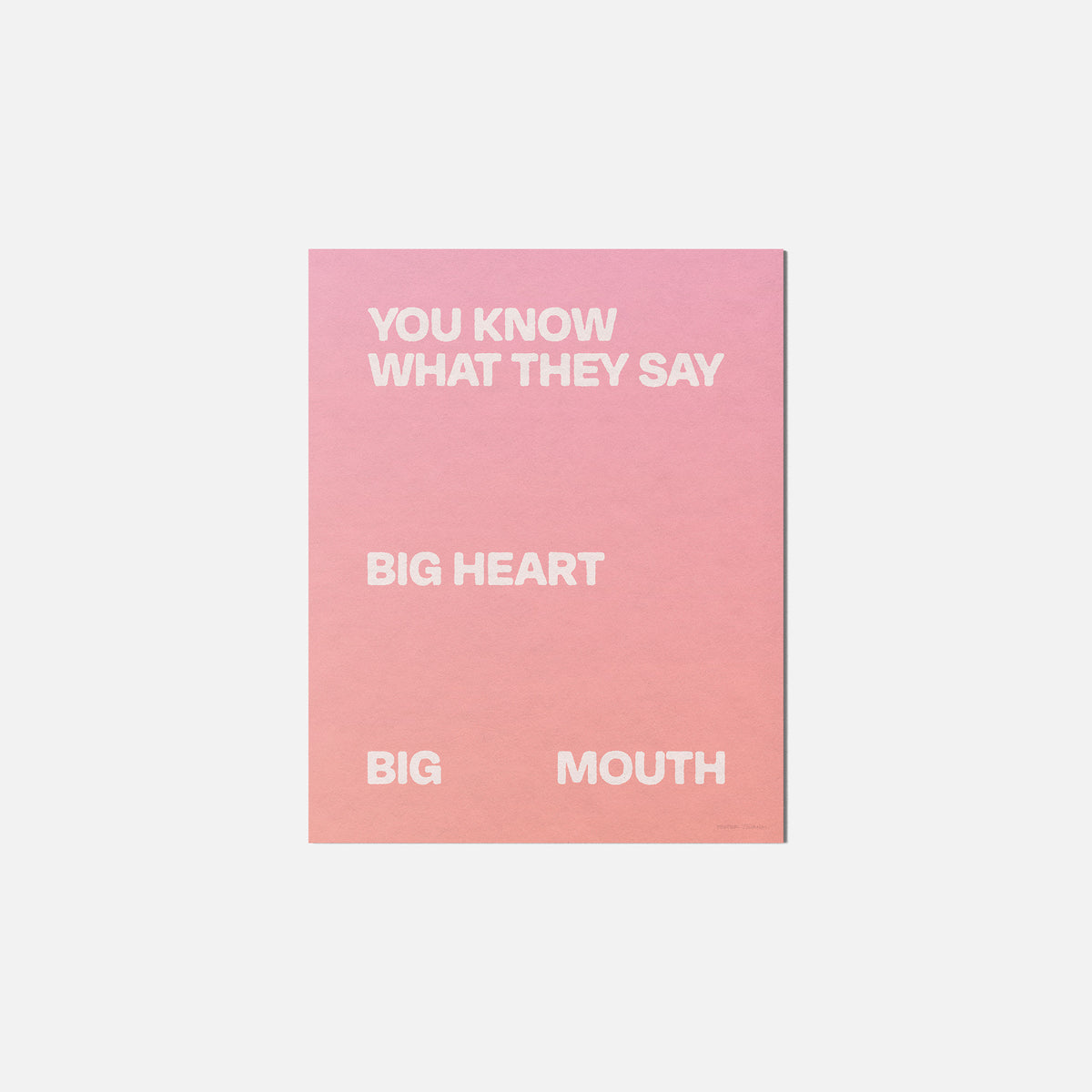 BIG PRINT