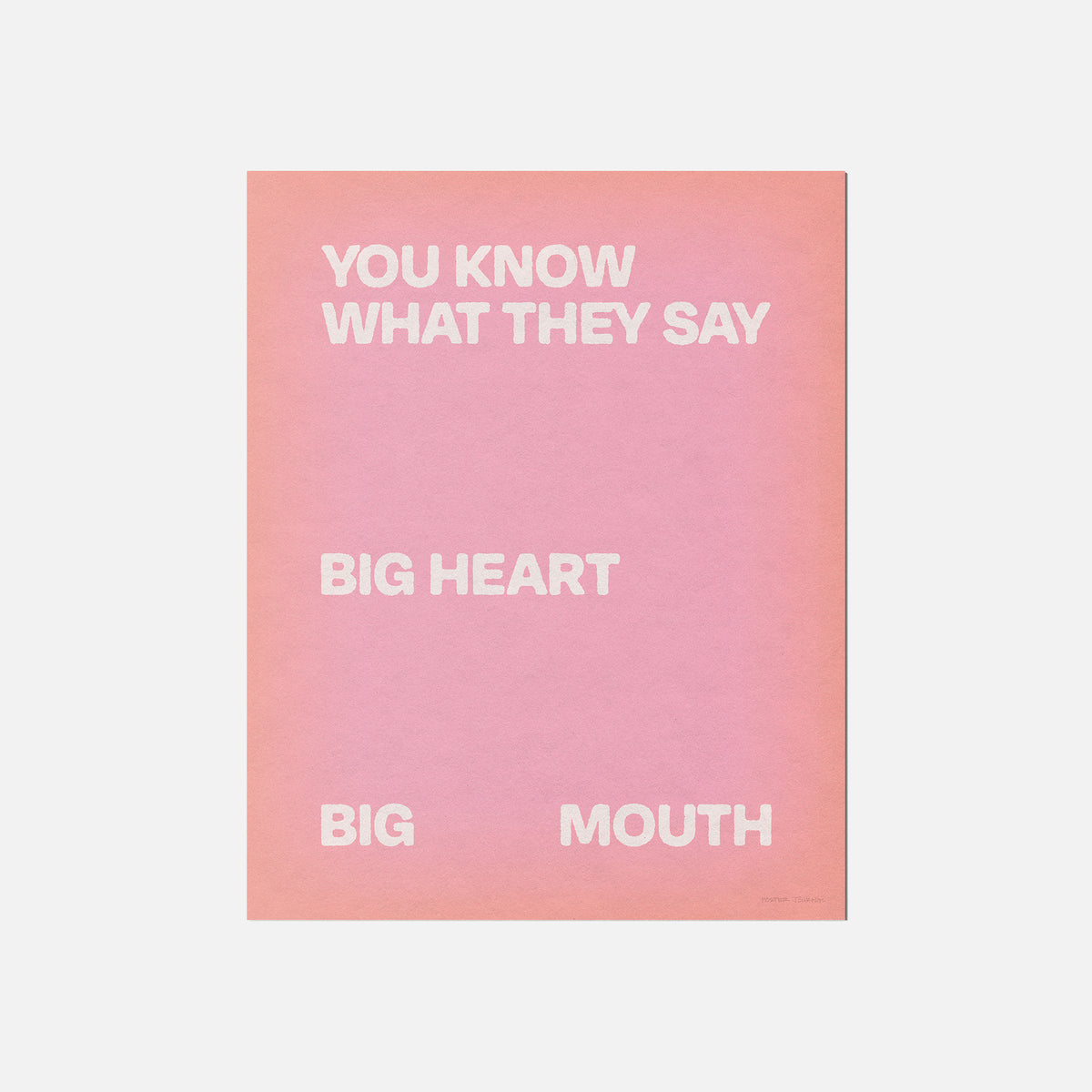 BIG PRINT