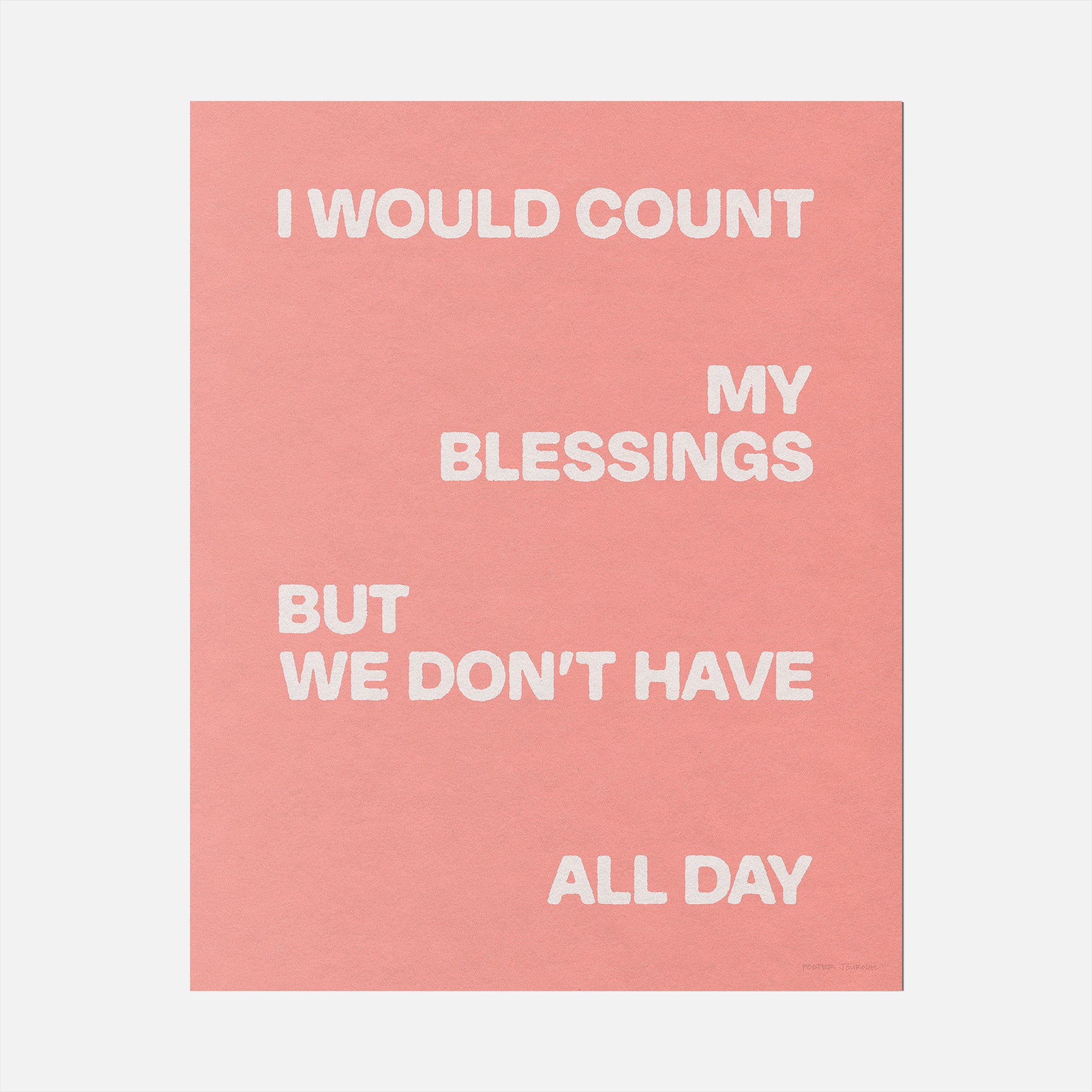 BLESSINGS PRINT