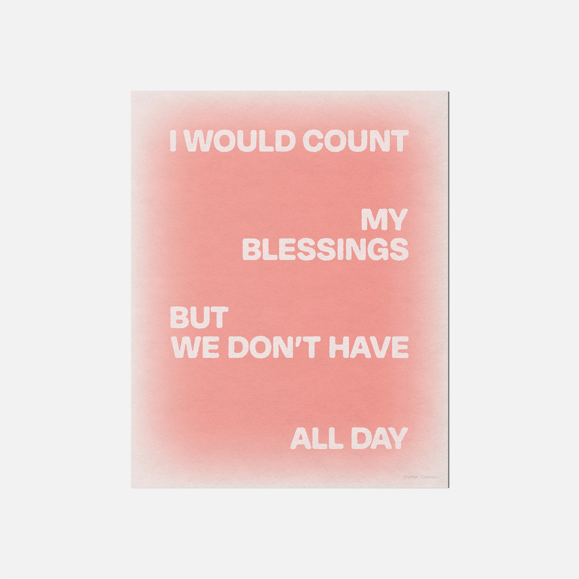 BLESSINGS PRINT