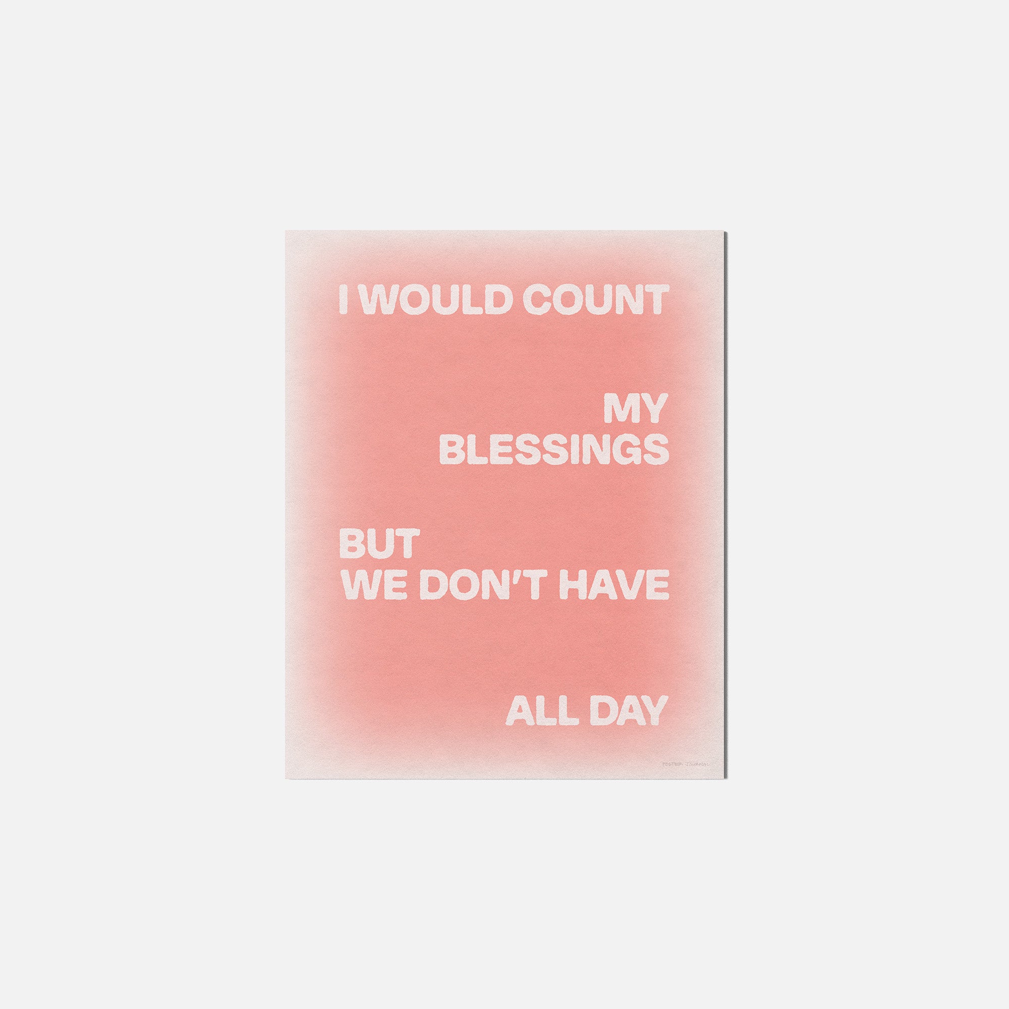 BLESSINGS PRINT