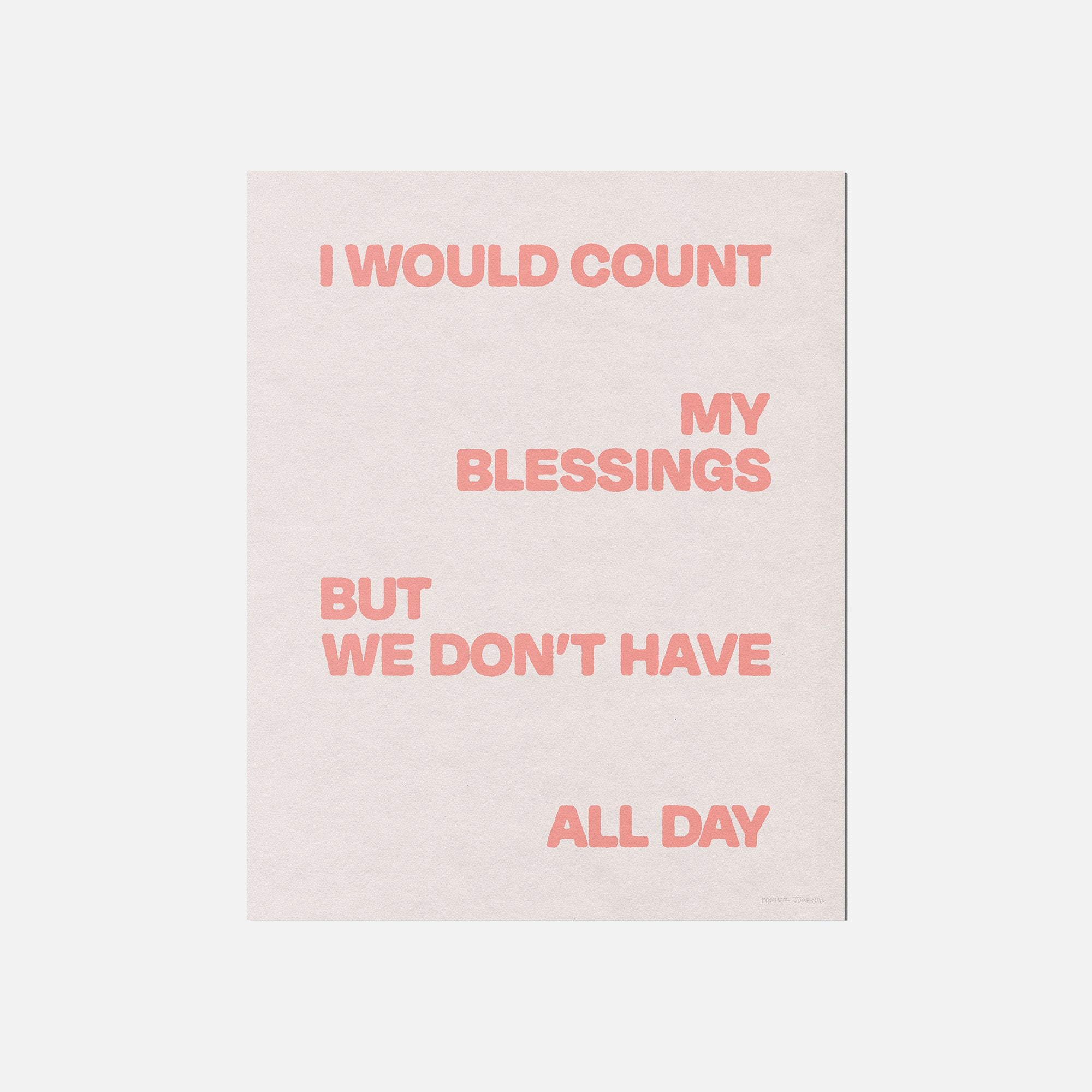 BLESSINGS PRINT