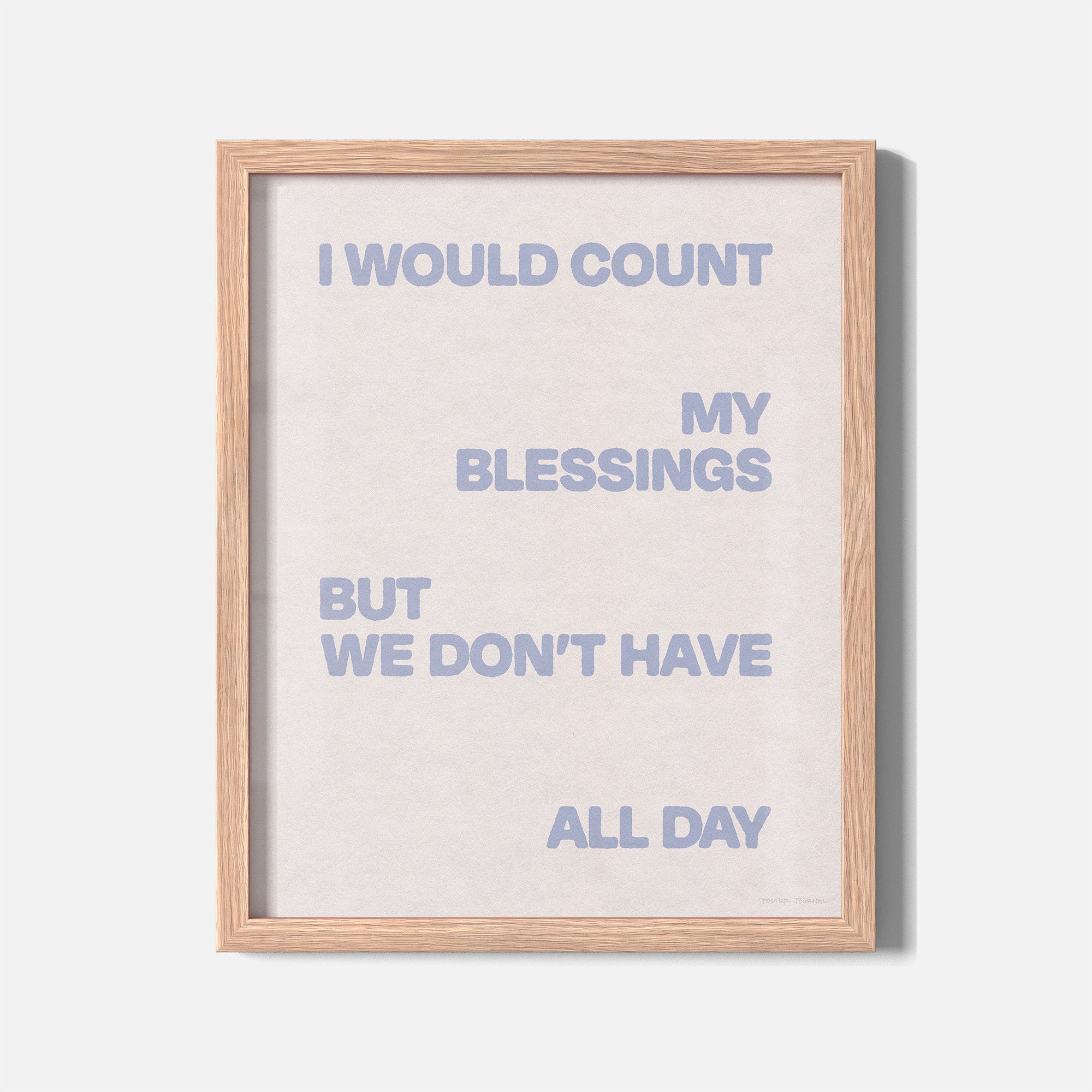 BLESSINGS PRINT
