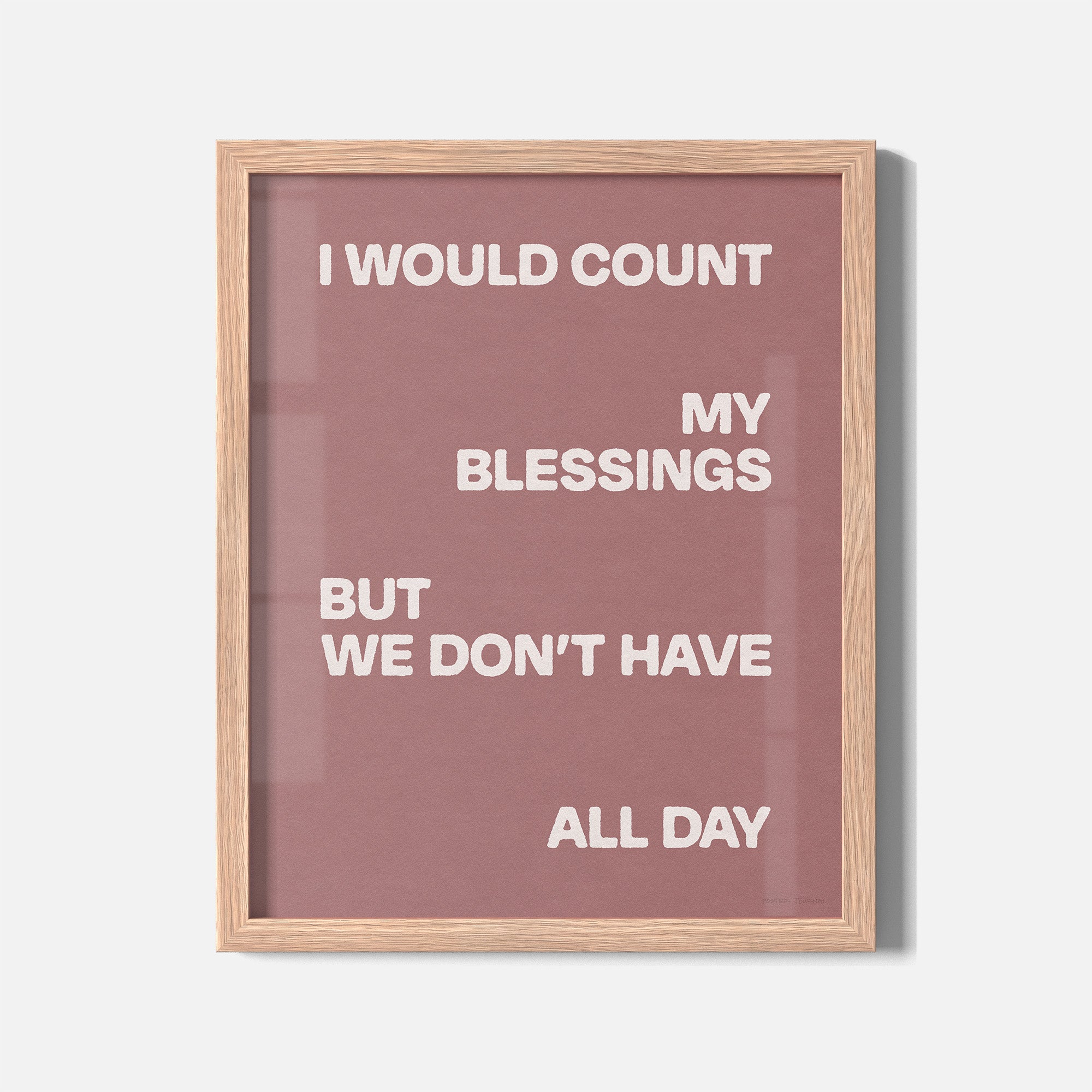BLESSINGS PRINT
