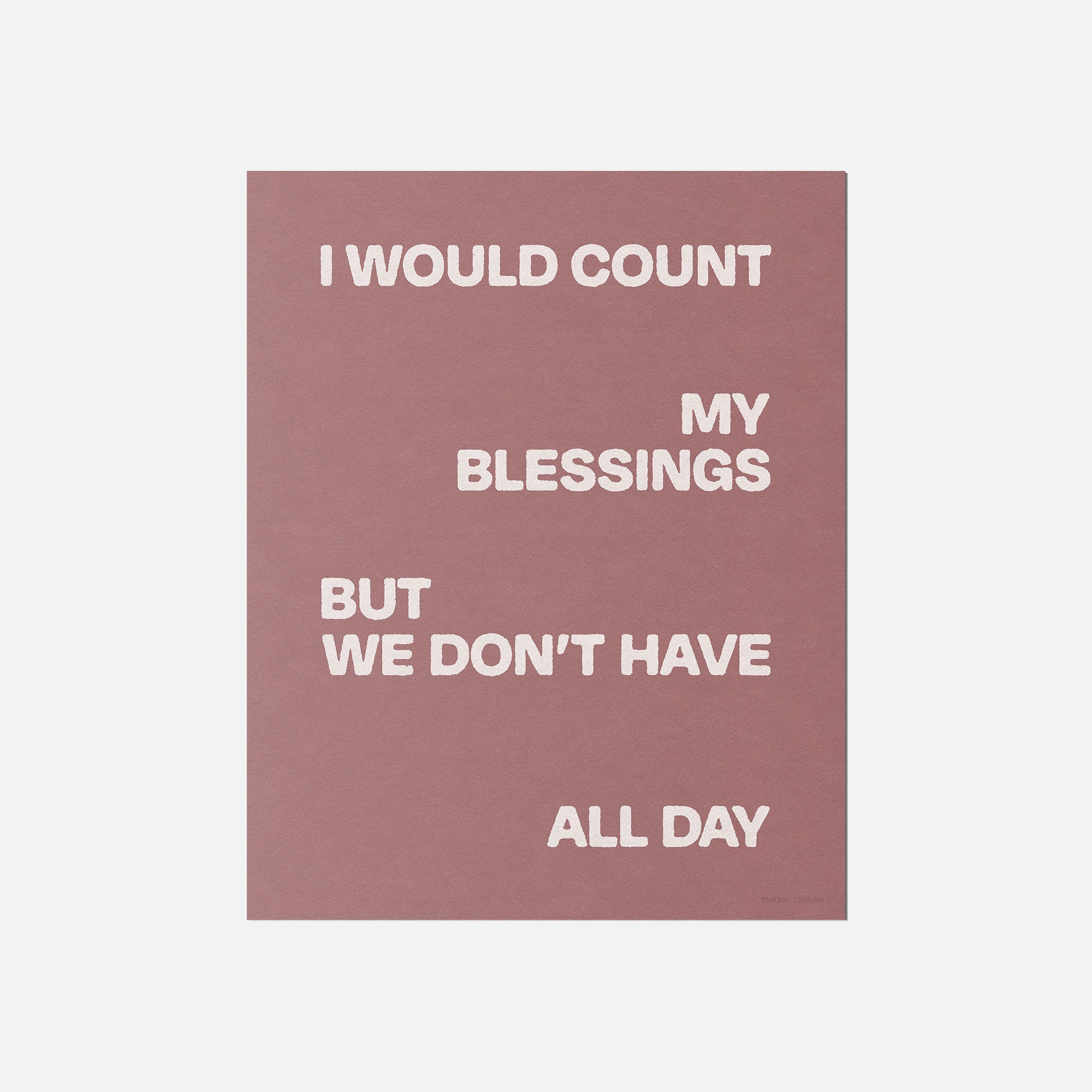 BLESSINGS PRINT