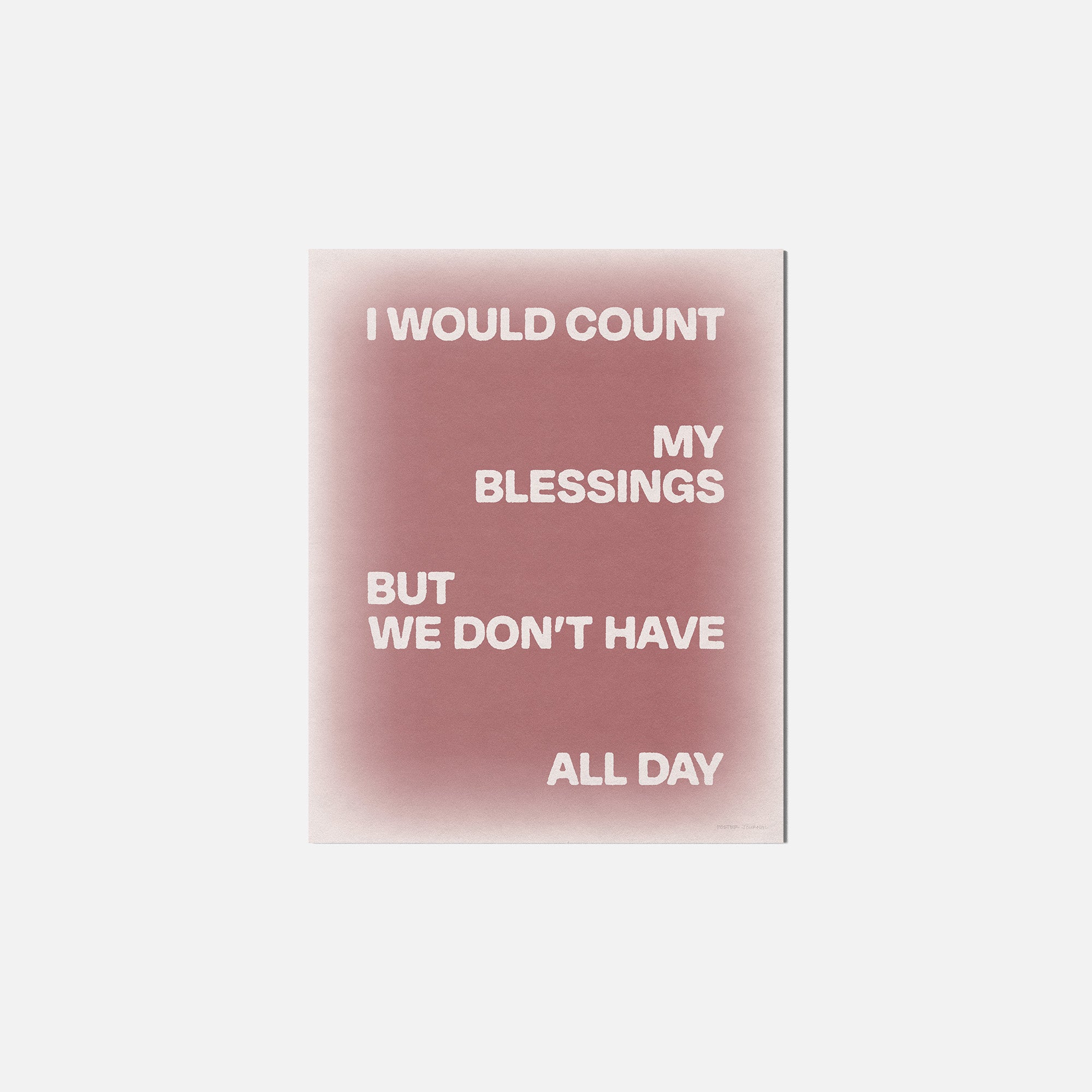 BLESSINGS PRINT