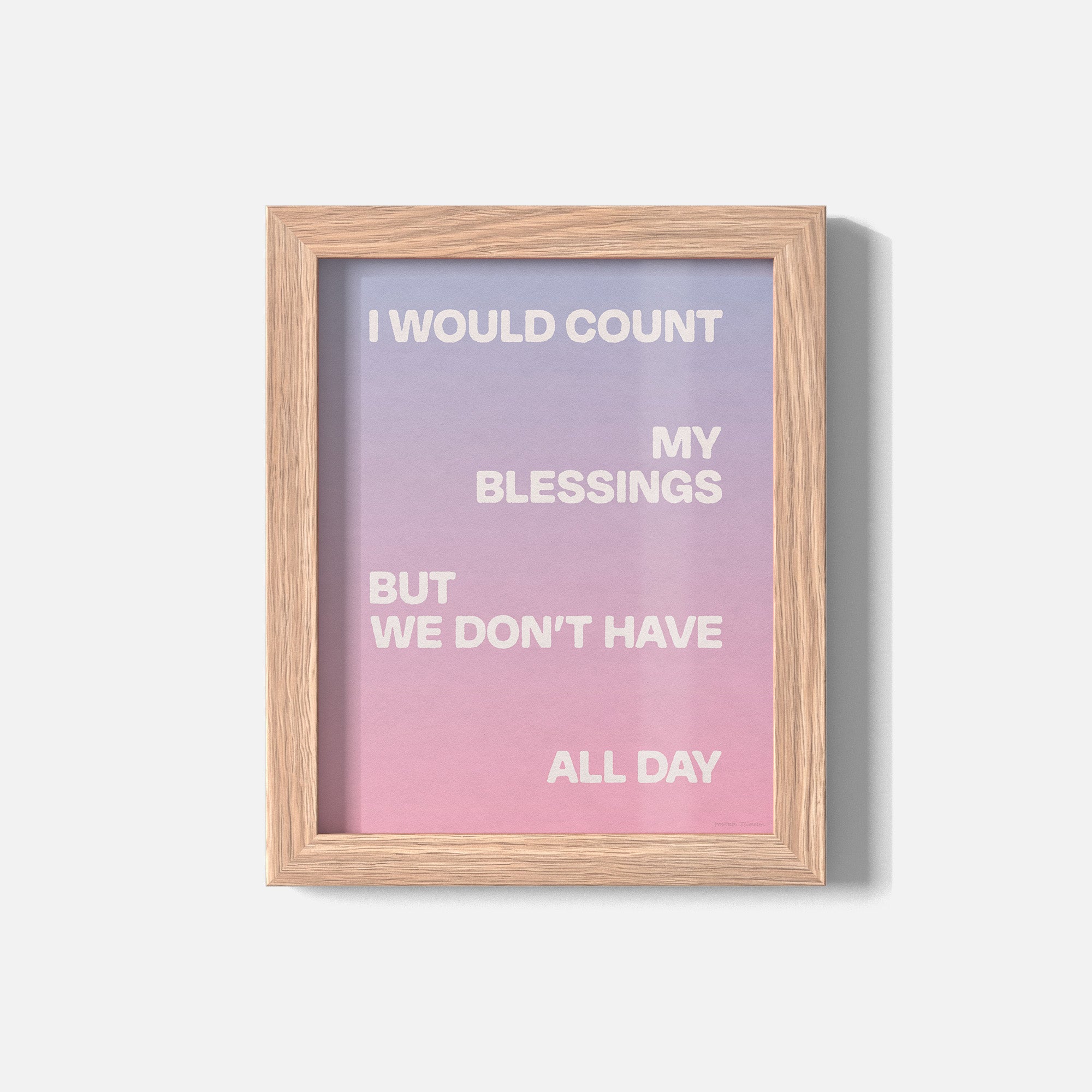 BLESSINGS PRINT