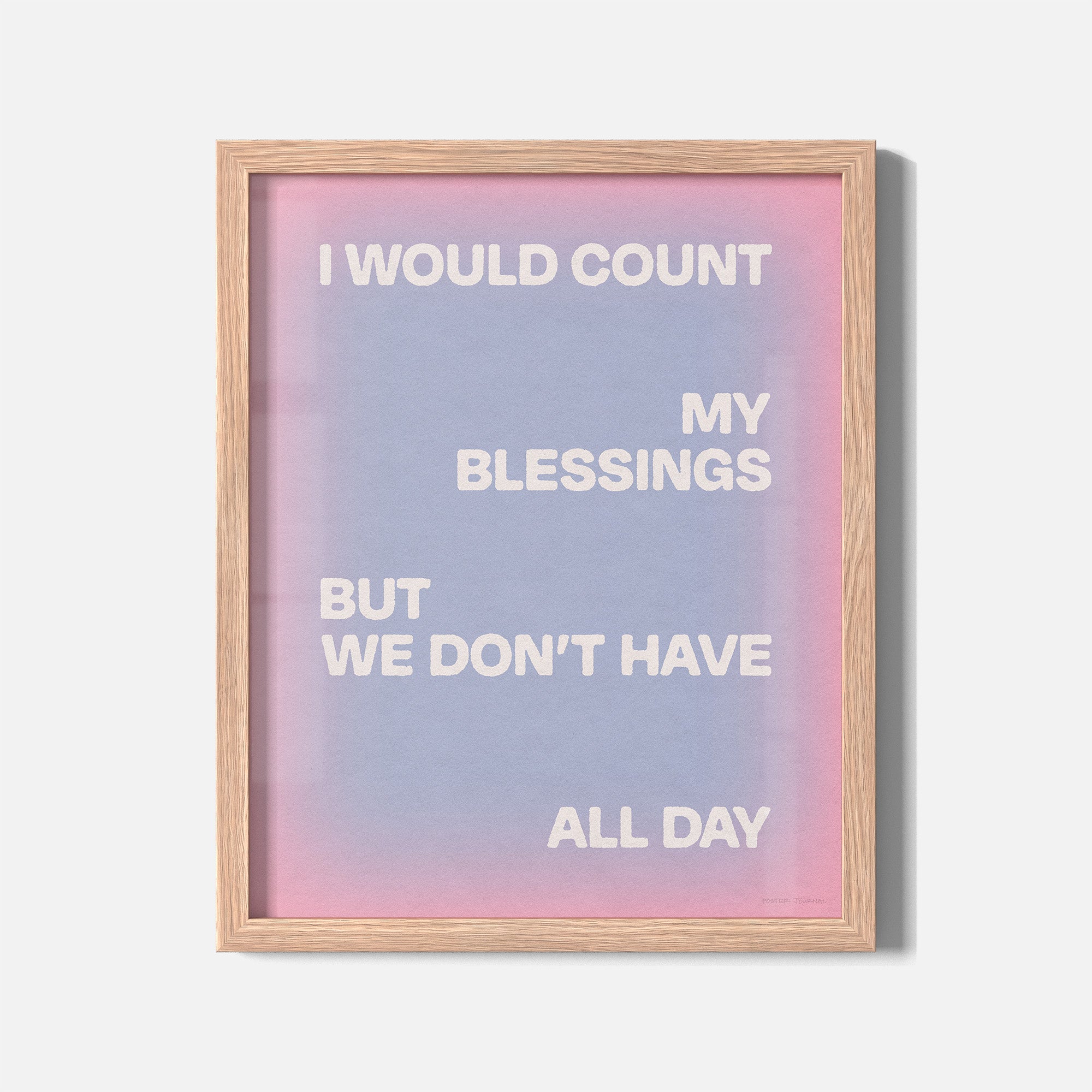 BLESSINGS PRINT