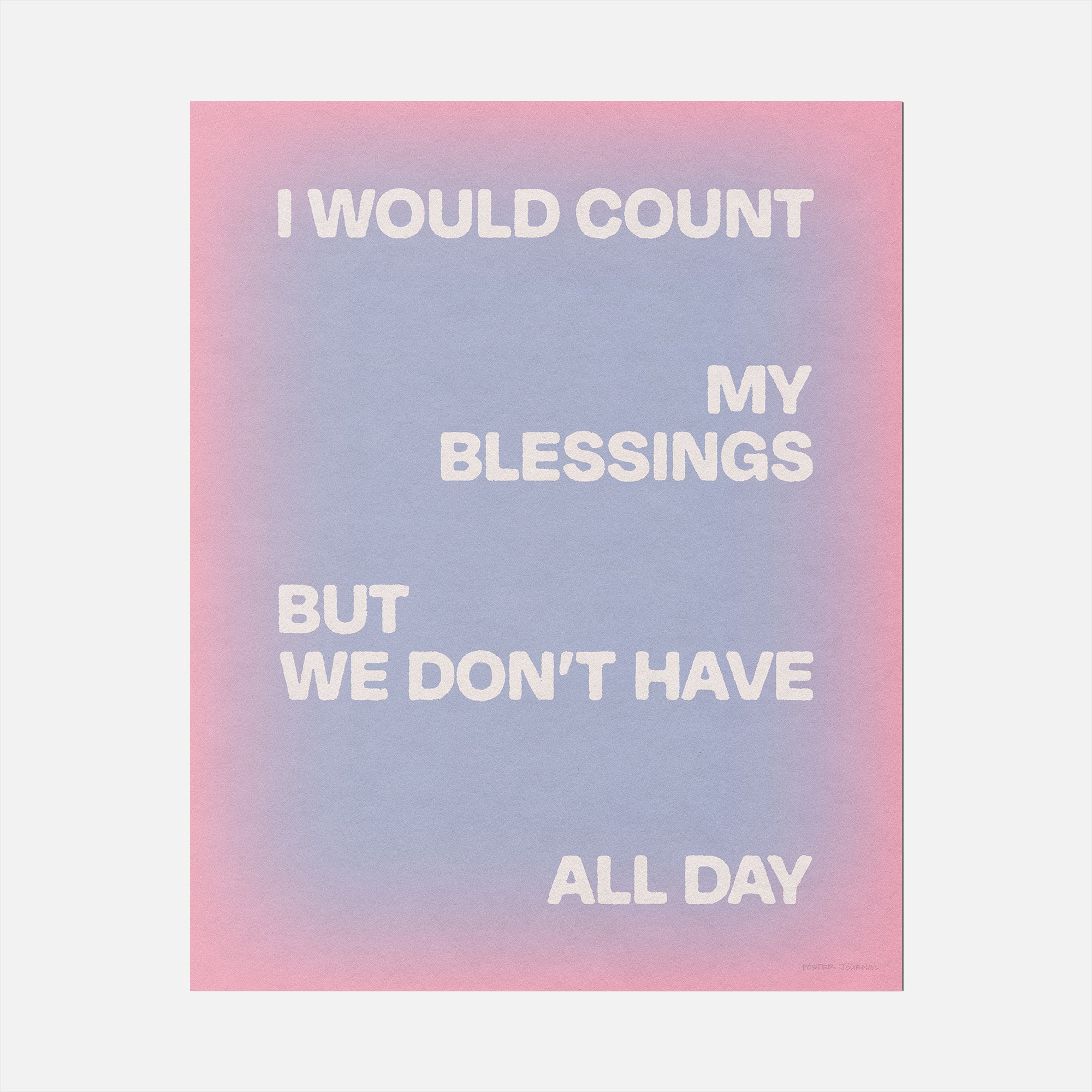 BLESSINGS PRINT