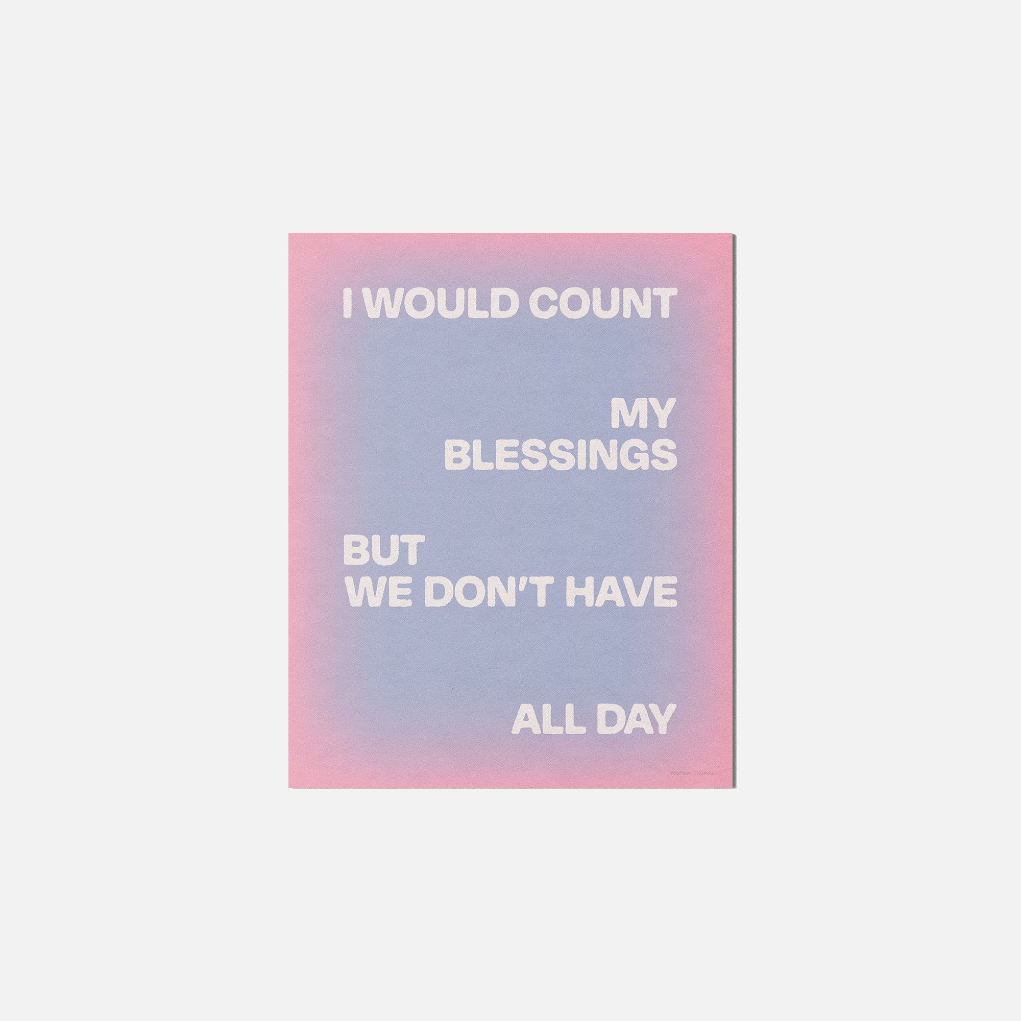 BLESSINGS PRINT