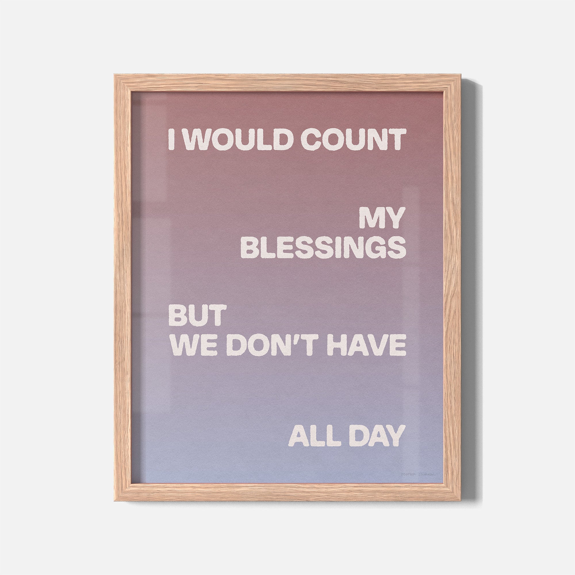 BLESSINGS PRINT