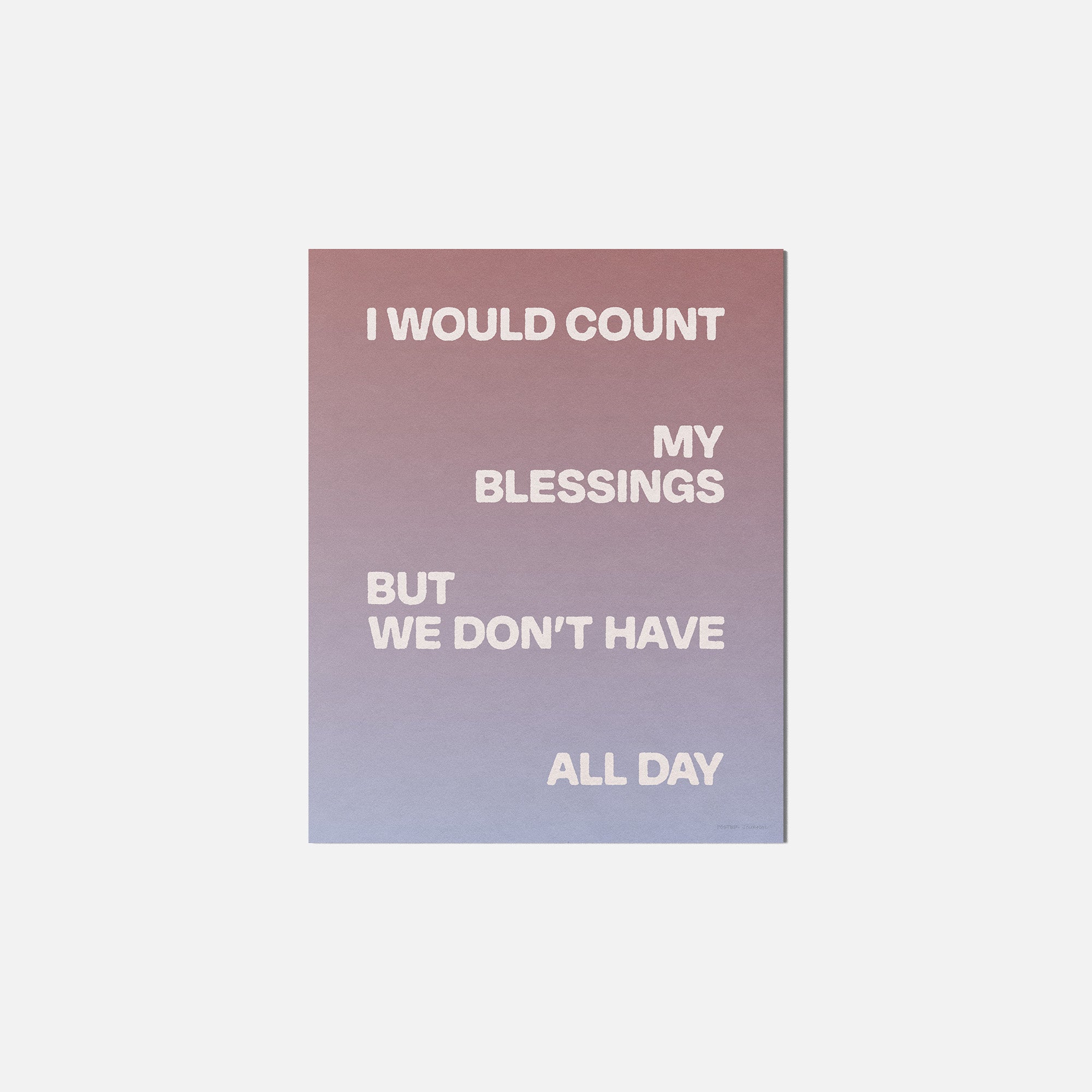 BLESSINGS PRINT