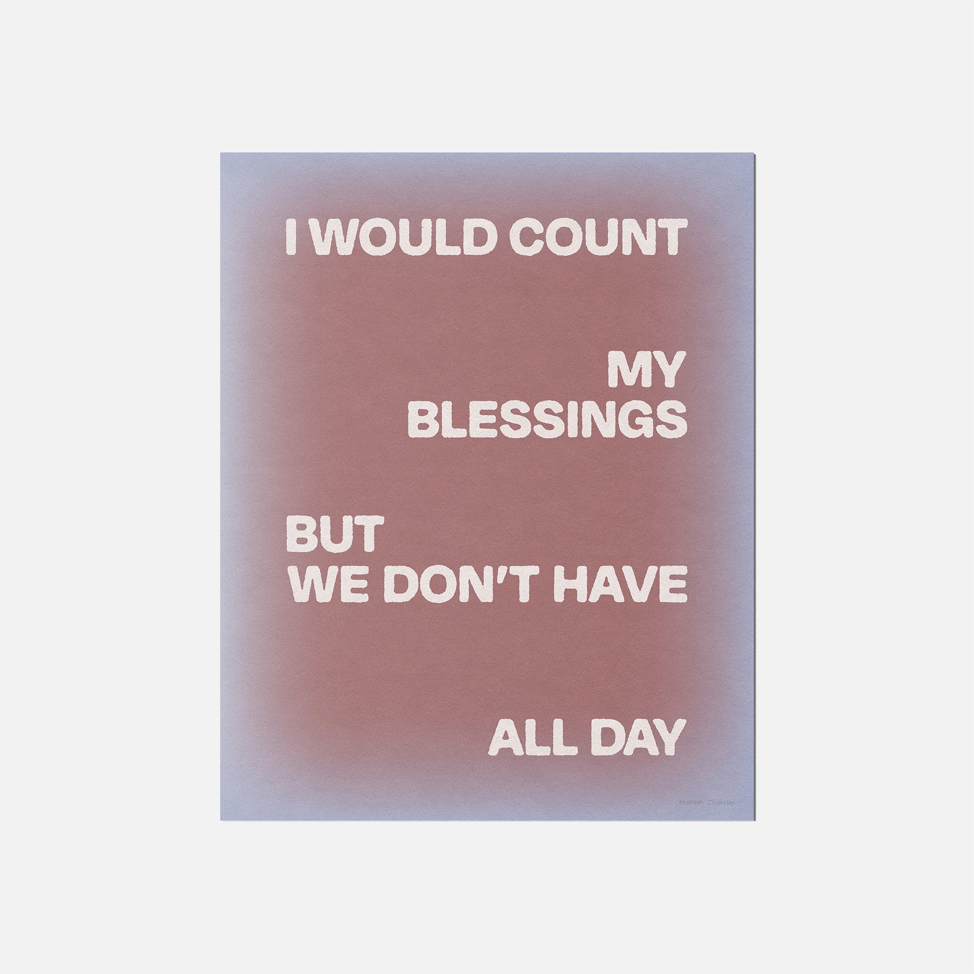 BLESSINGS PRINT
