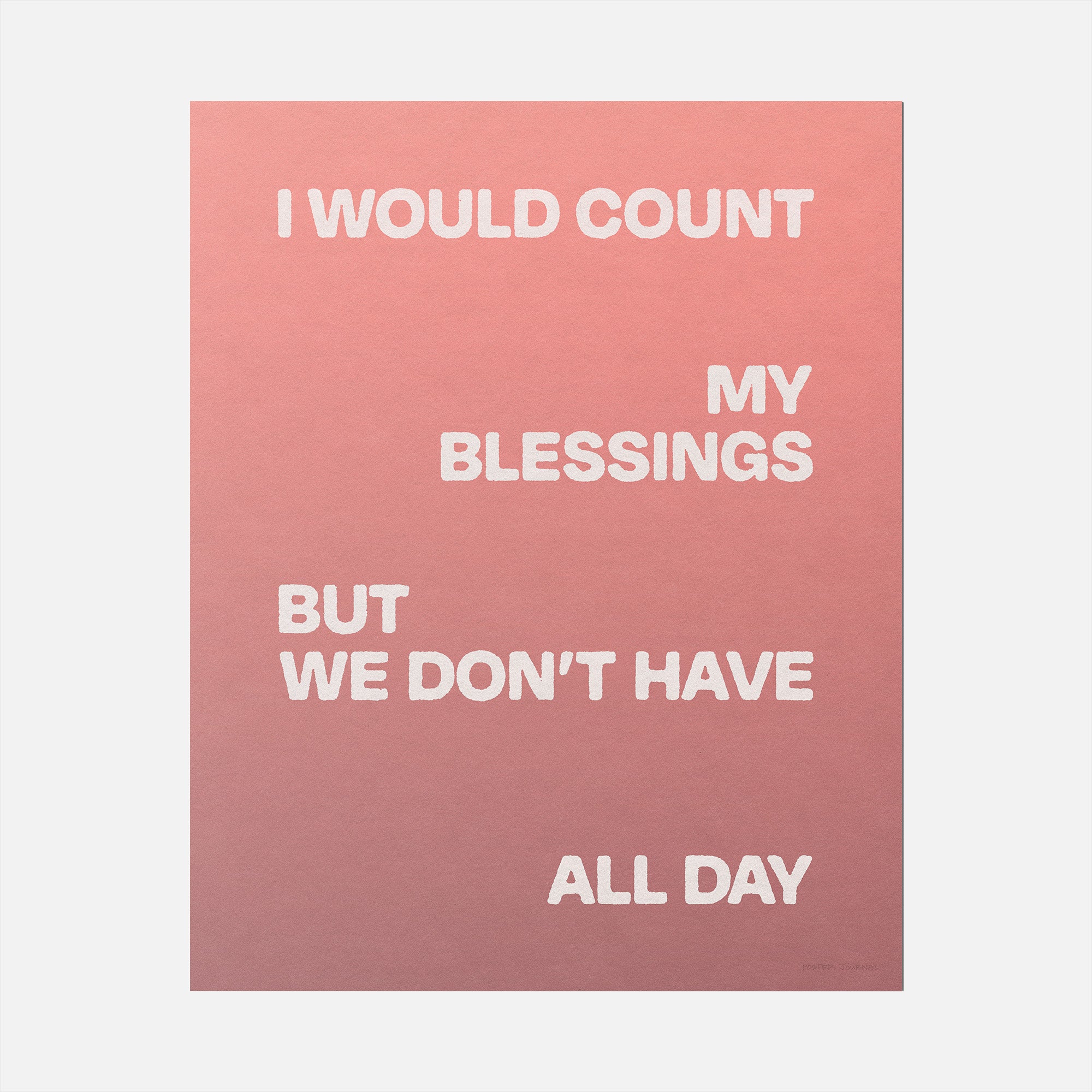 BLESSINGS PRINT