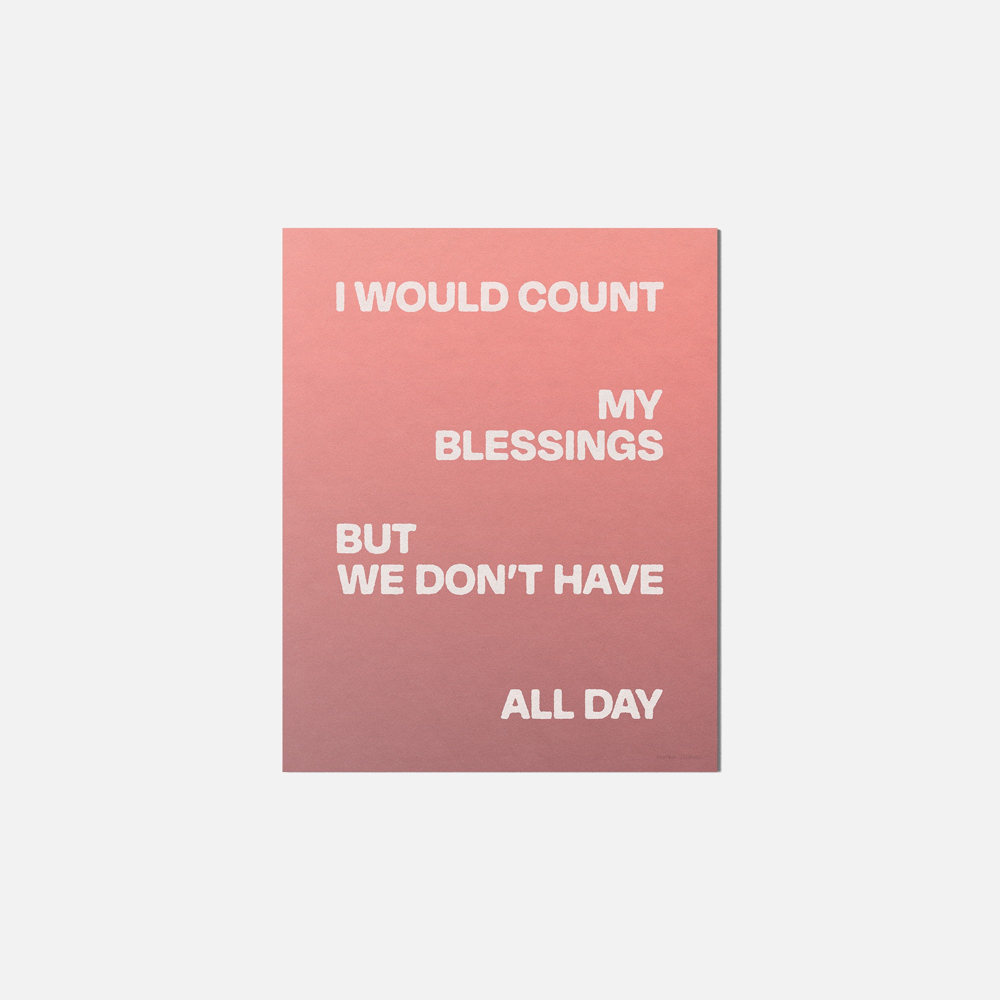 BLESSINGS PRINT