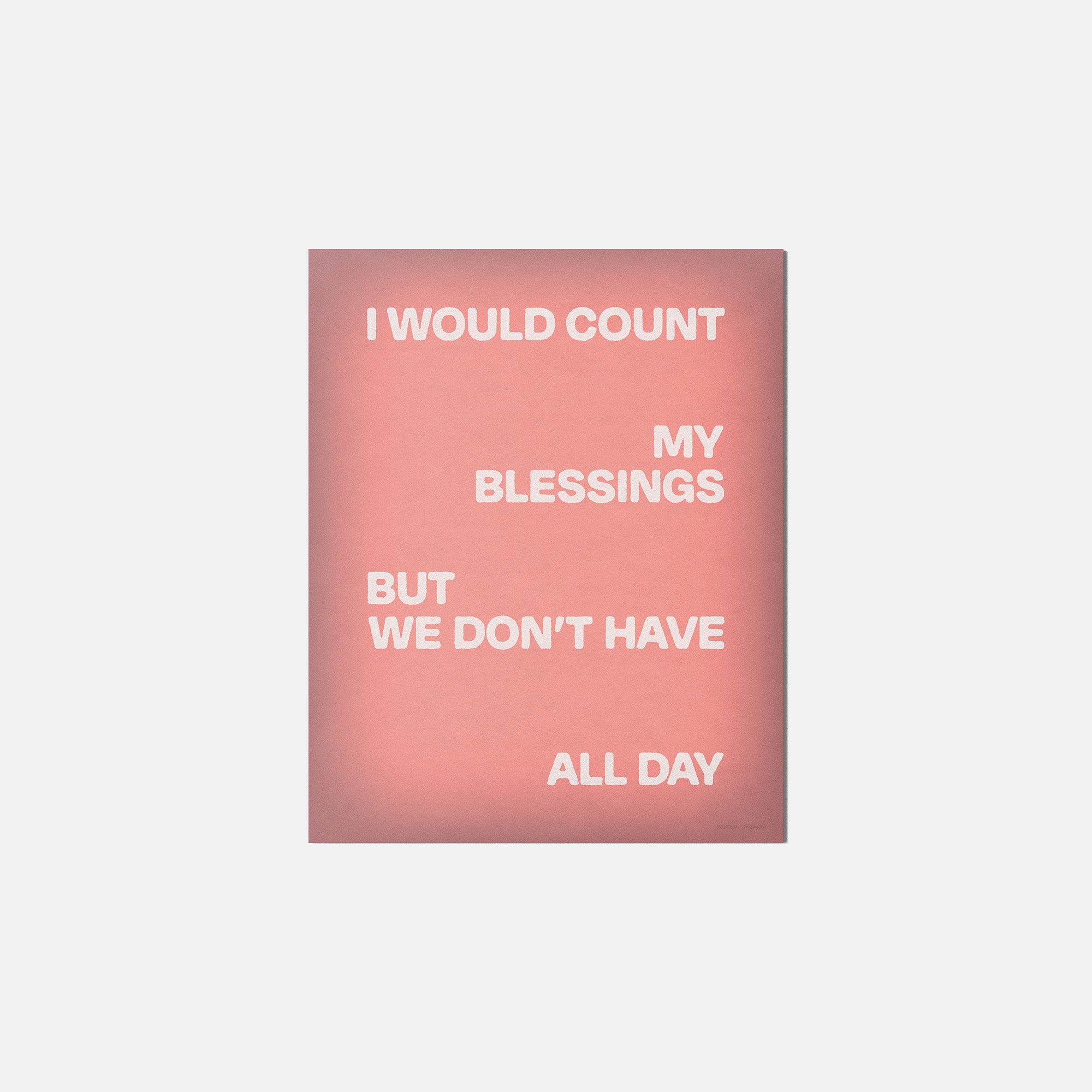 BLESSINGS PRINT