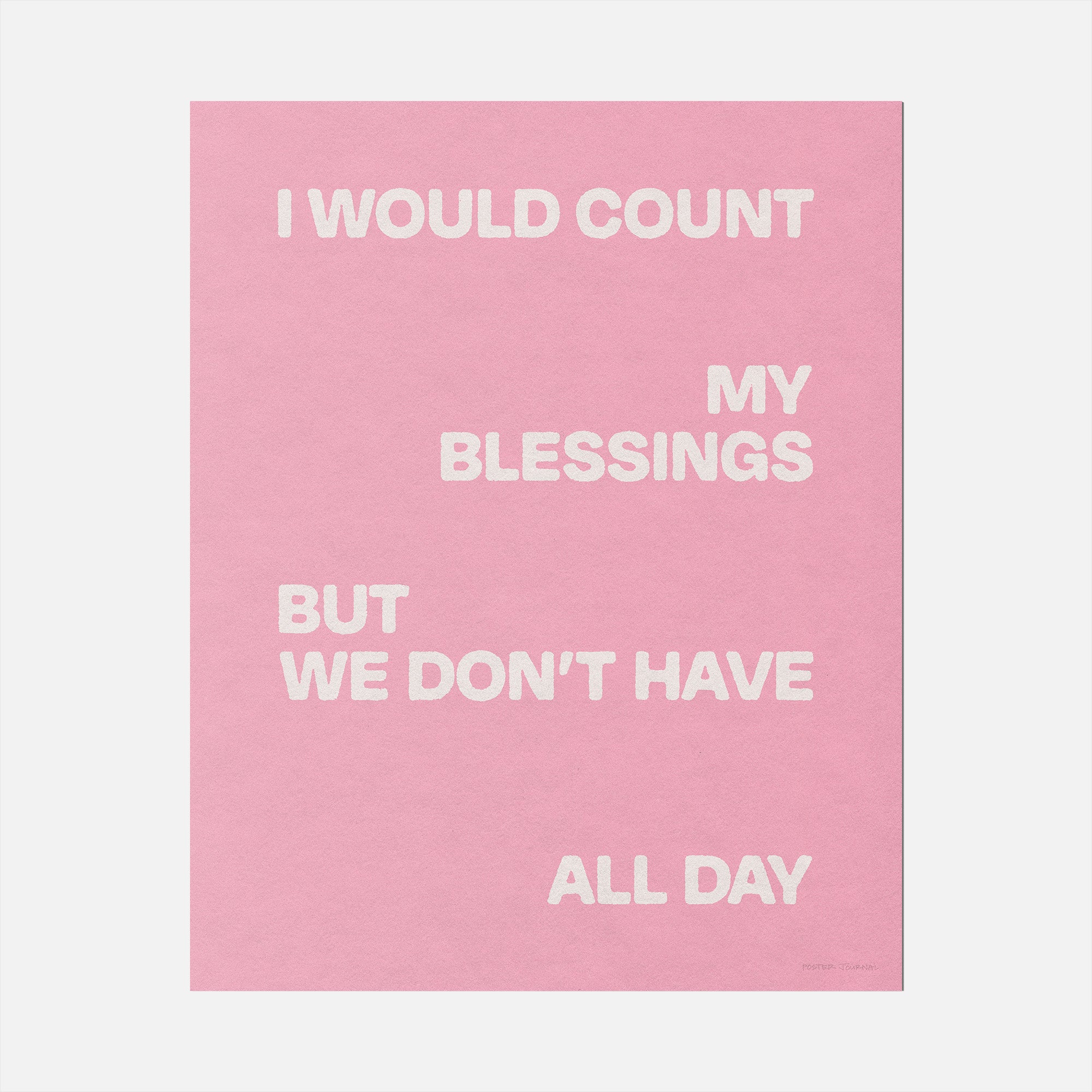 BLESSINGS PRINT
