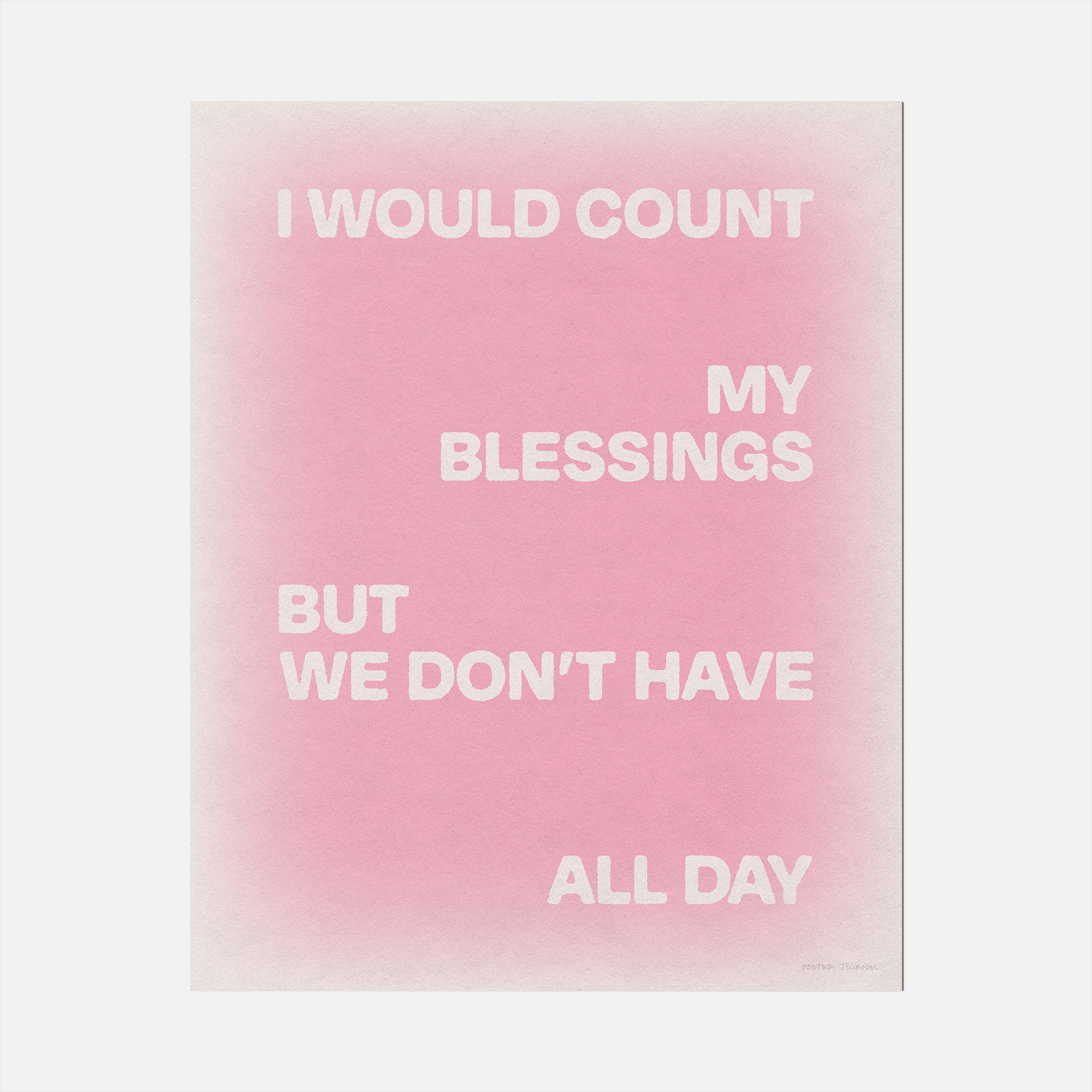BLESSINGS PRINT