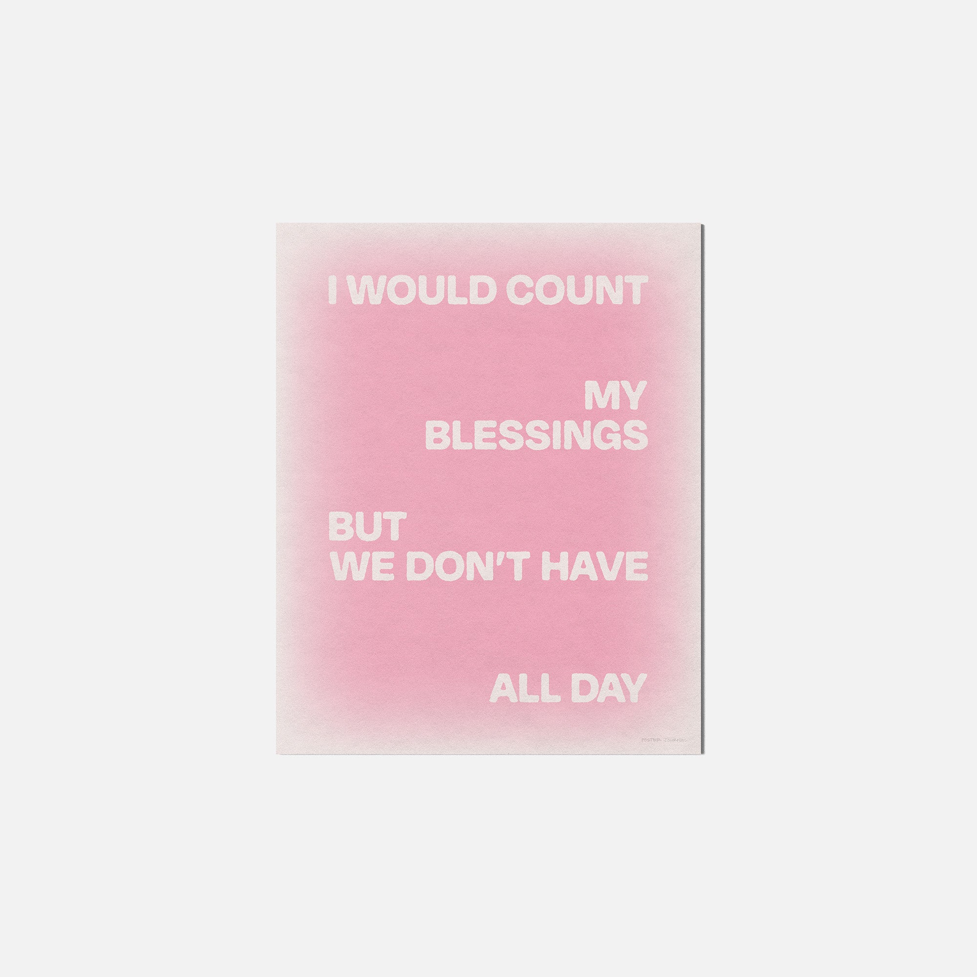 BLESSINGS PRINT