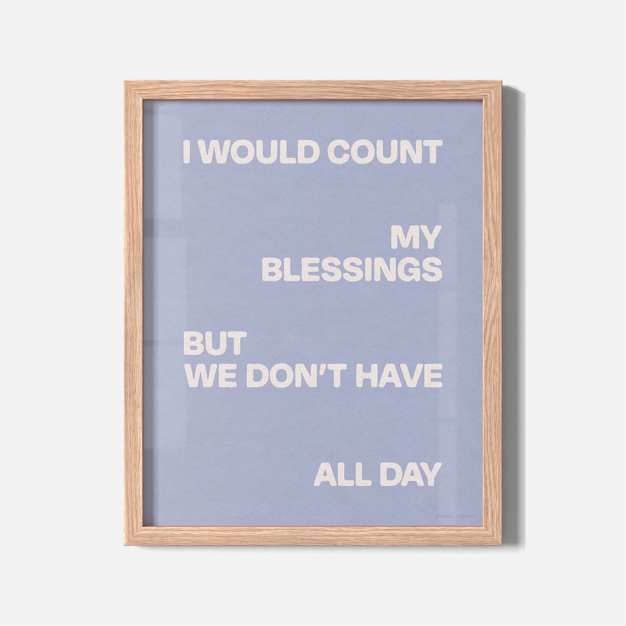 BLESSINGS PRINT