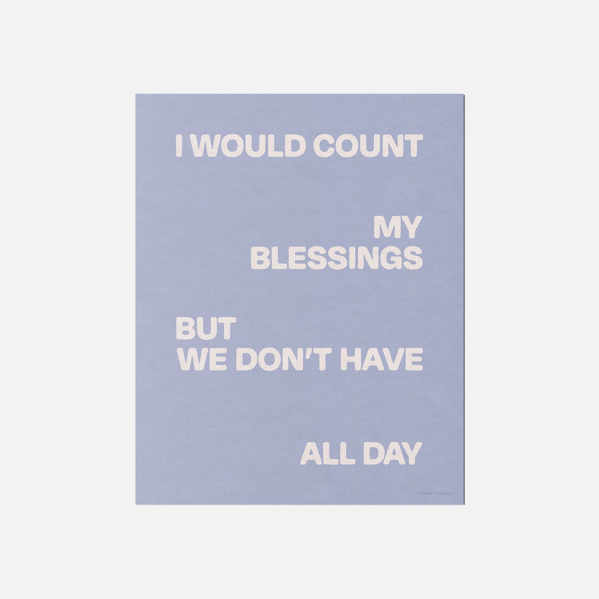 BLESSINGS PRINT