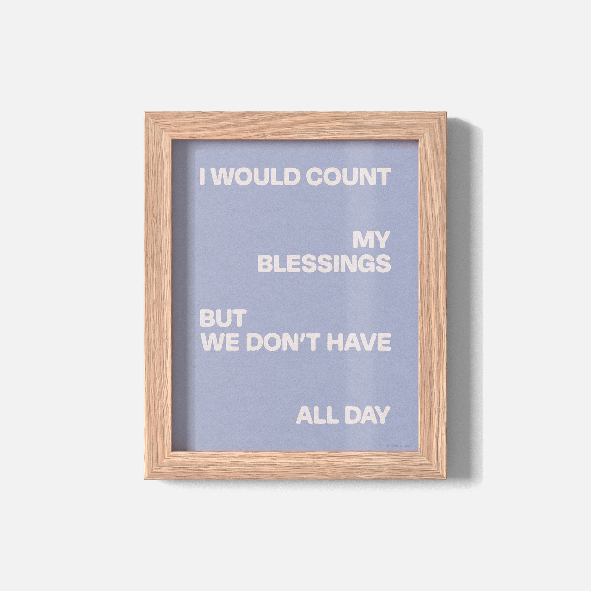 BLESSINGS PRINT