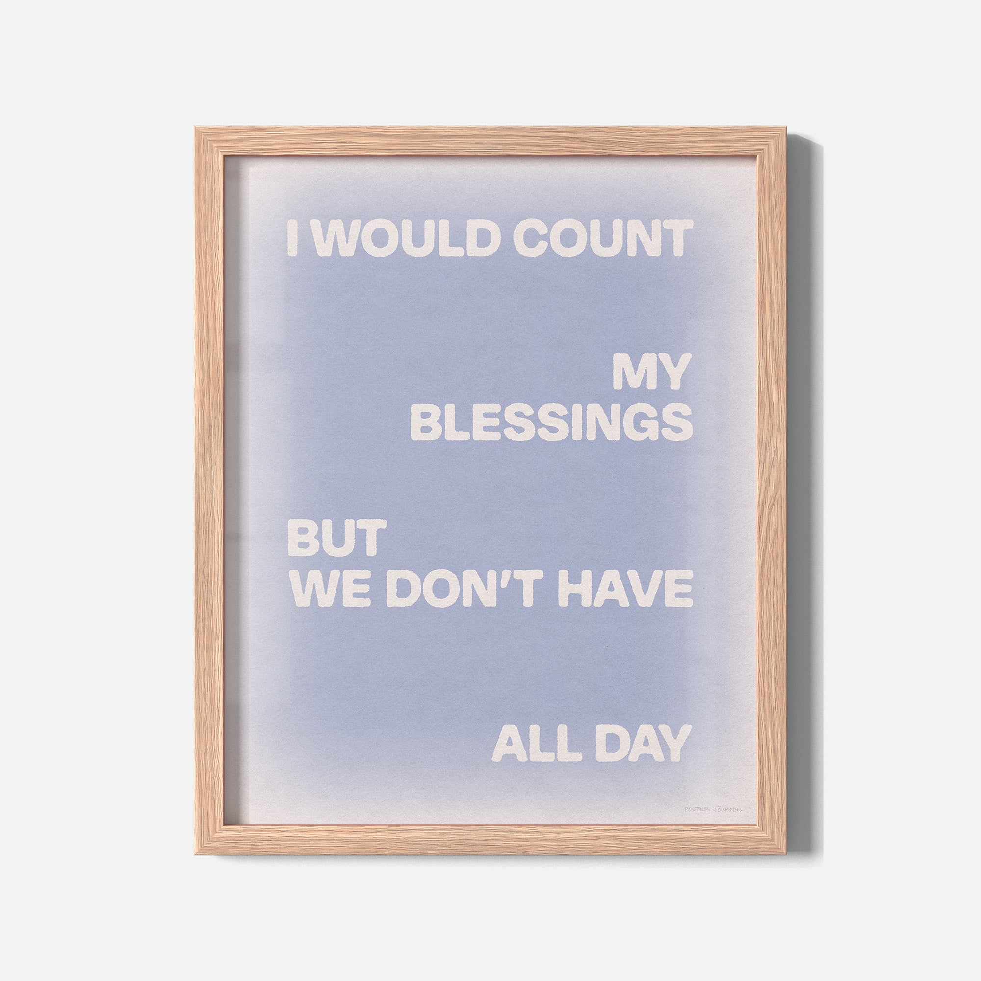 BLESSINGS PRINT