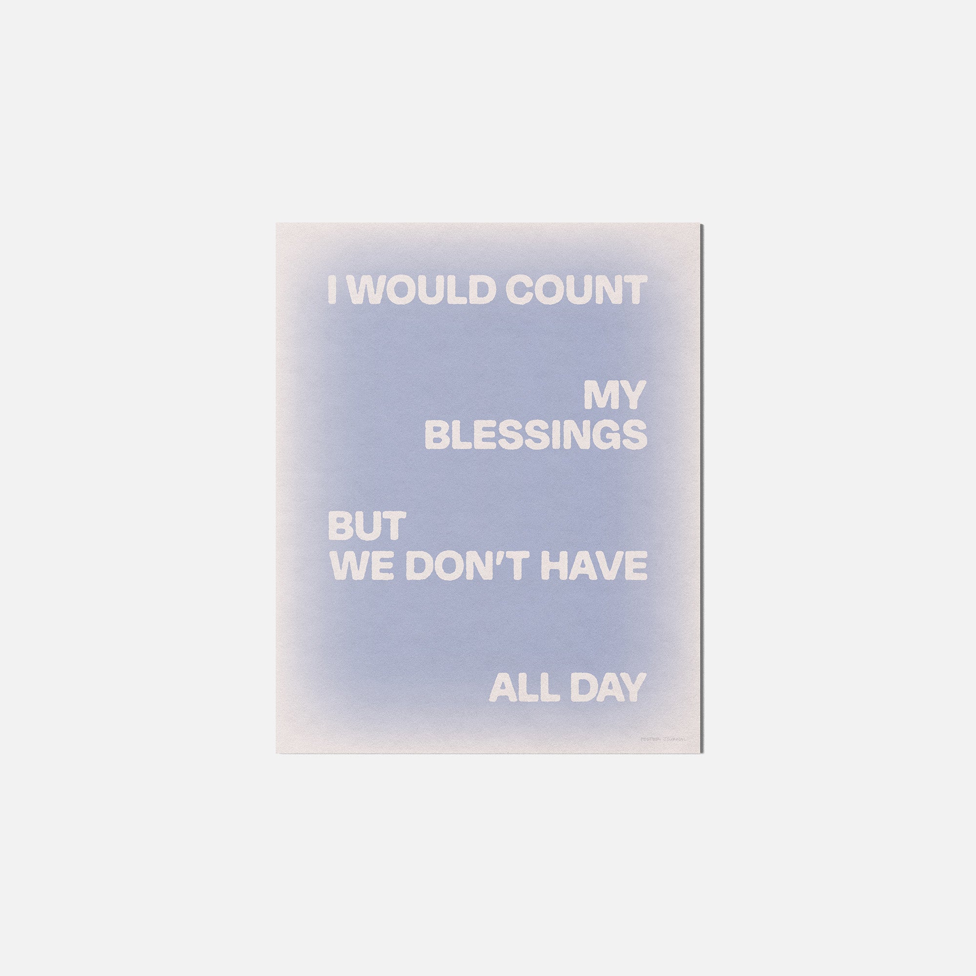 BLESSINGS PRINT