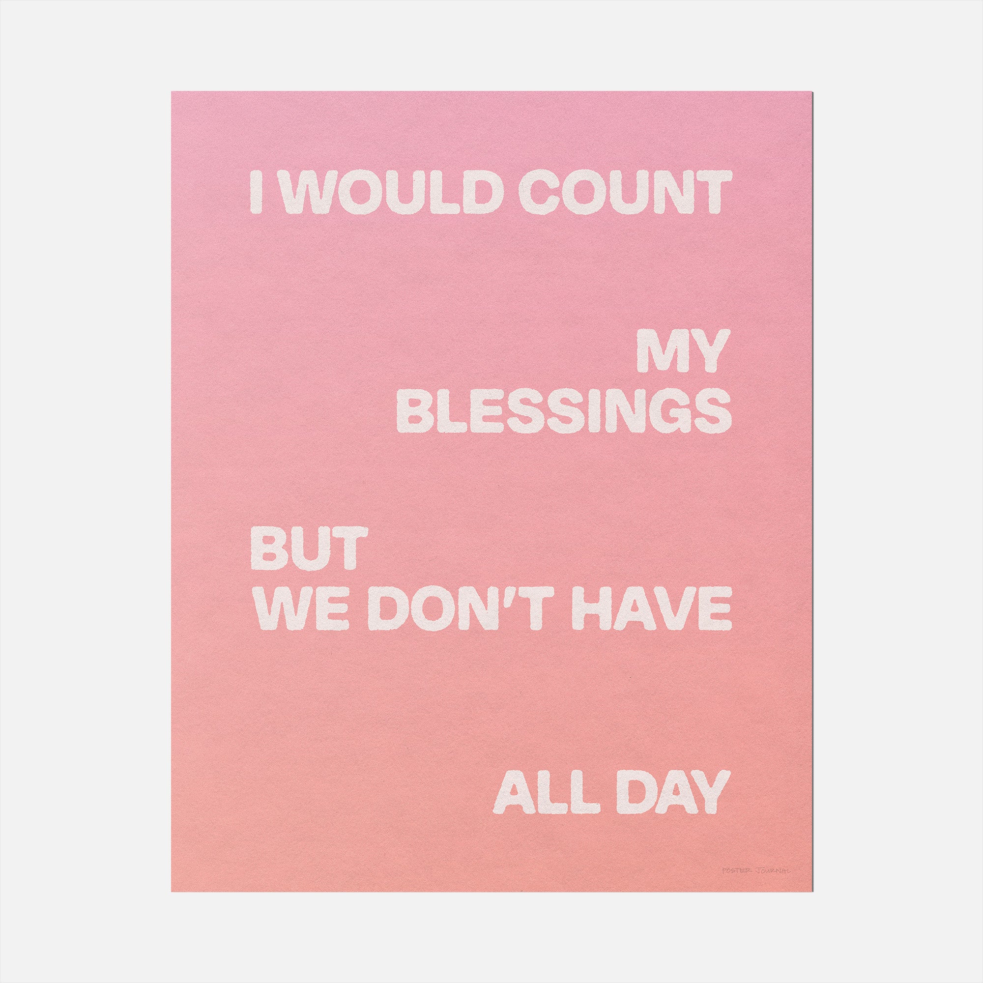 BLESSINGS PRINT