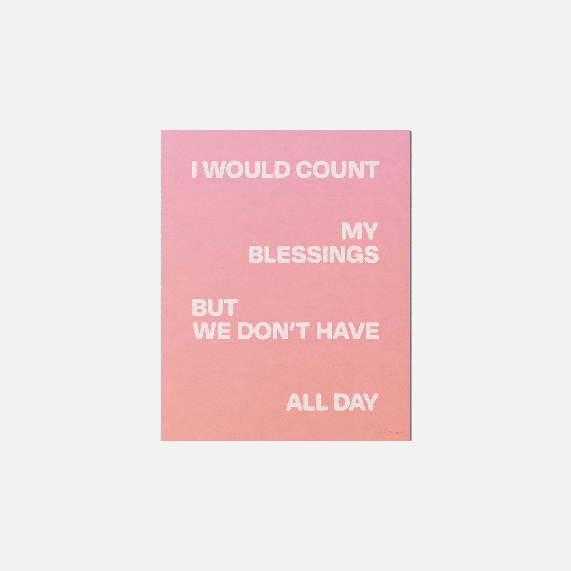 BLESSINGS PRINT