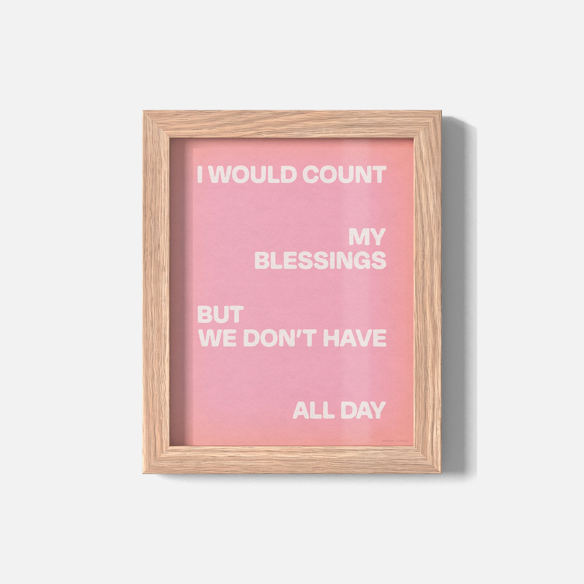BLESSINGS PRINT