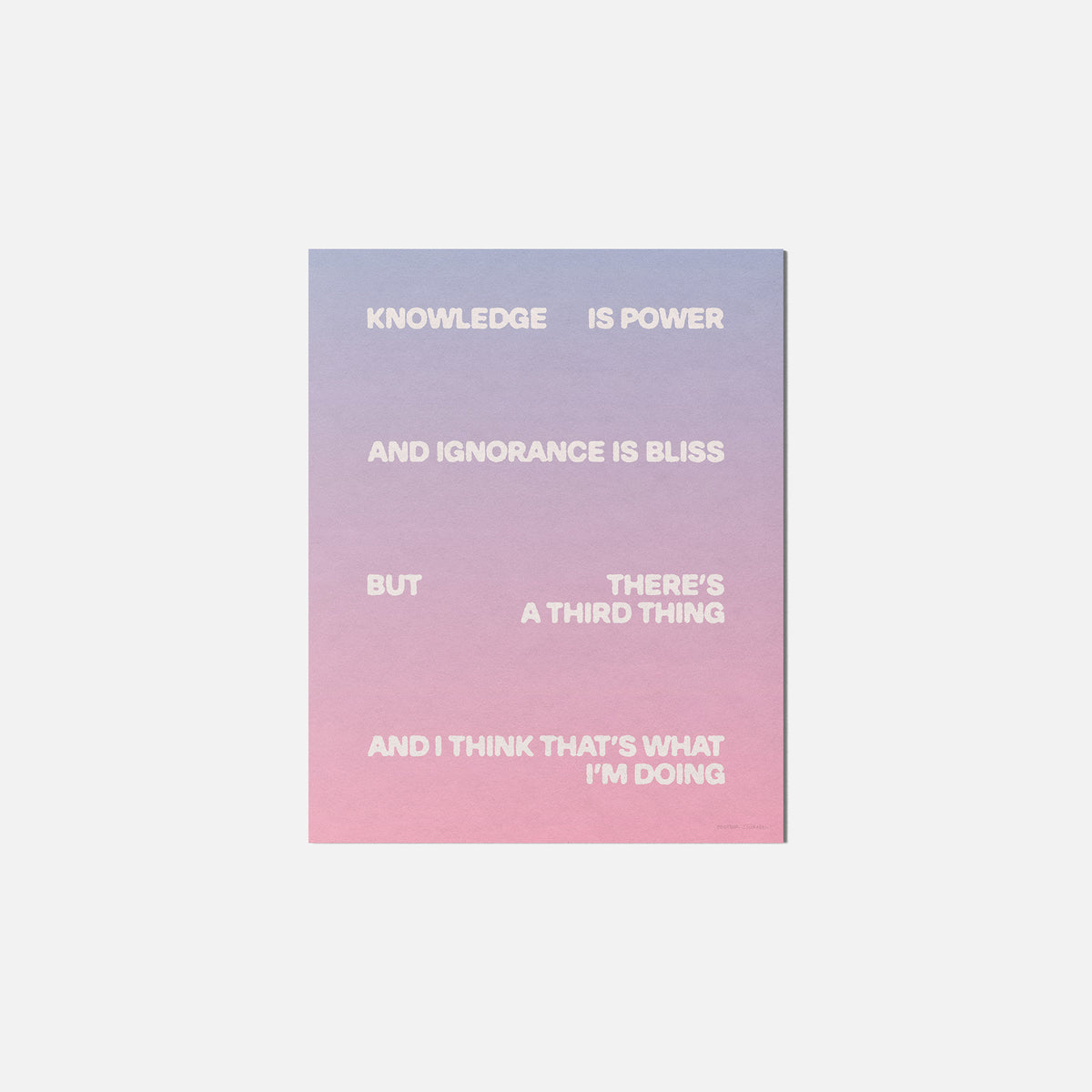 BLISS PRINT