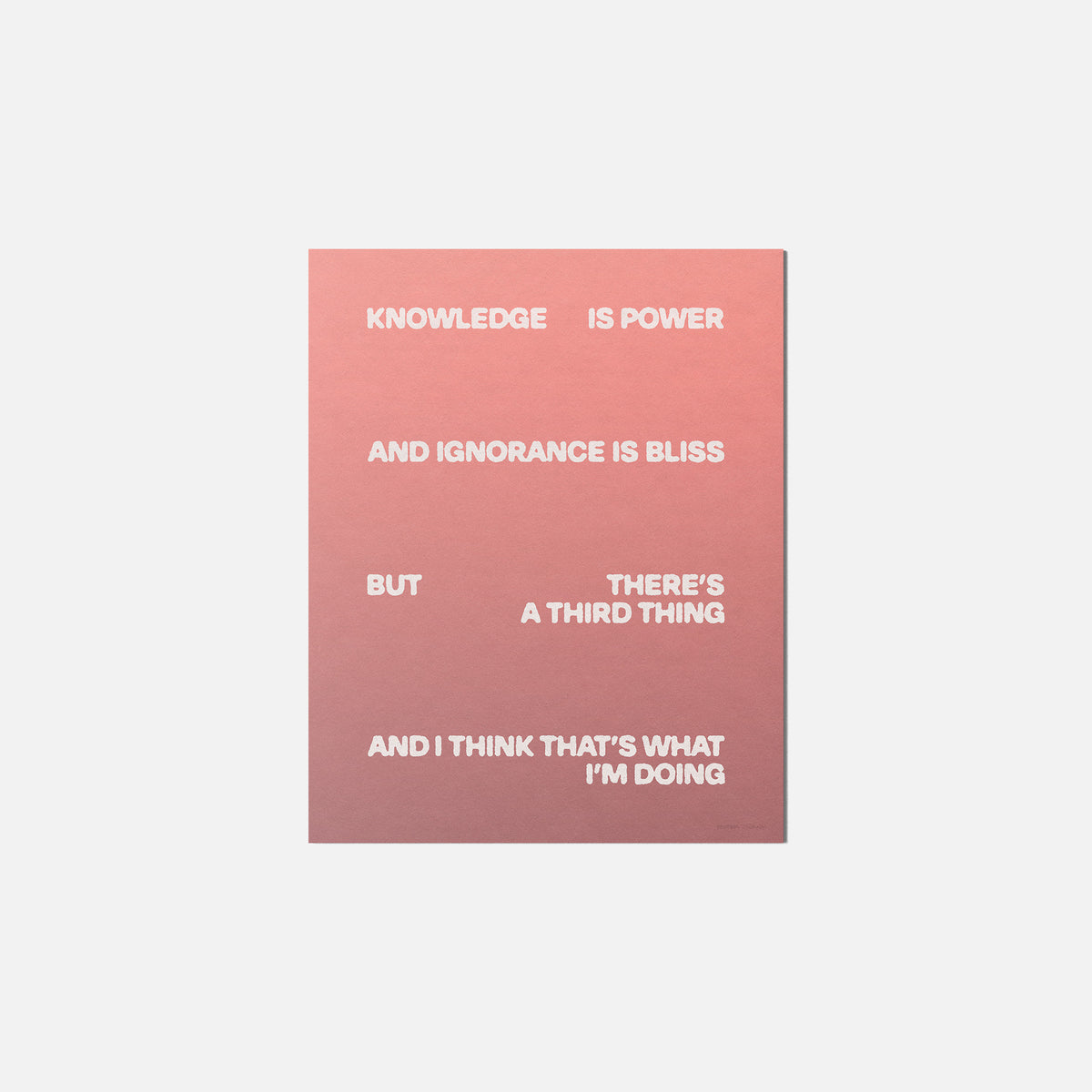 BLISS PRINT