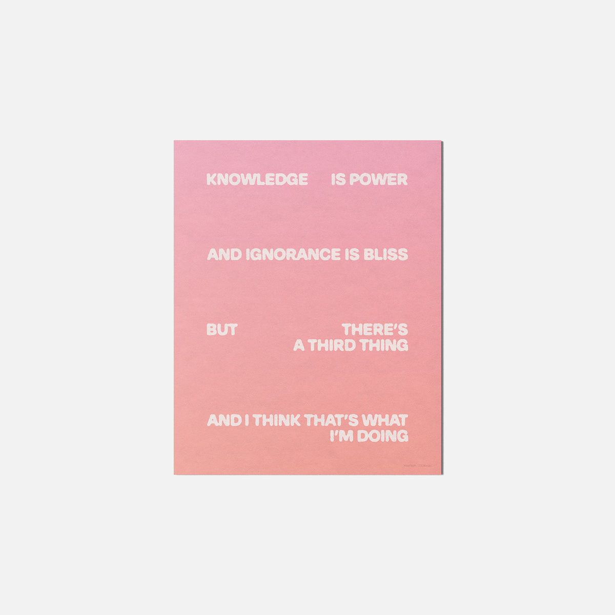 BLISS PRINT