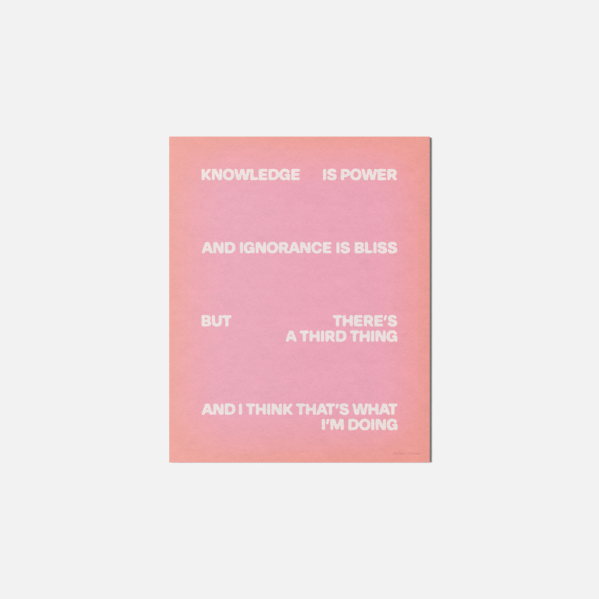 BLISS PRINT