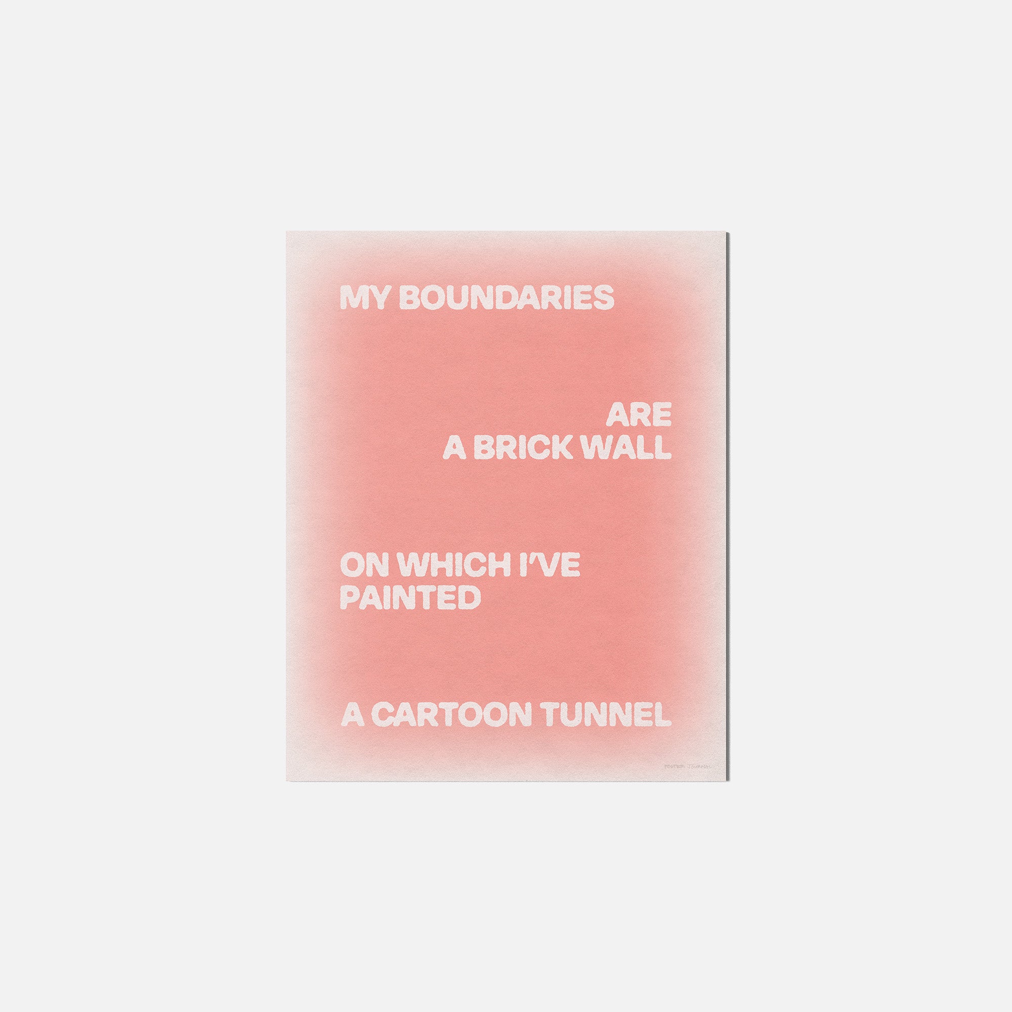 BOUNDARIES PRINT