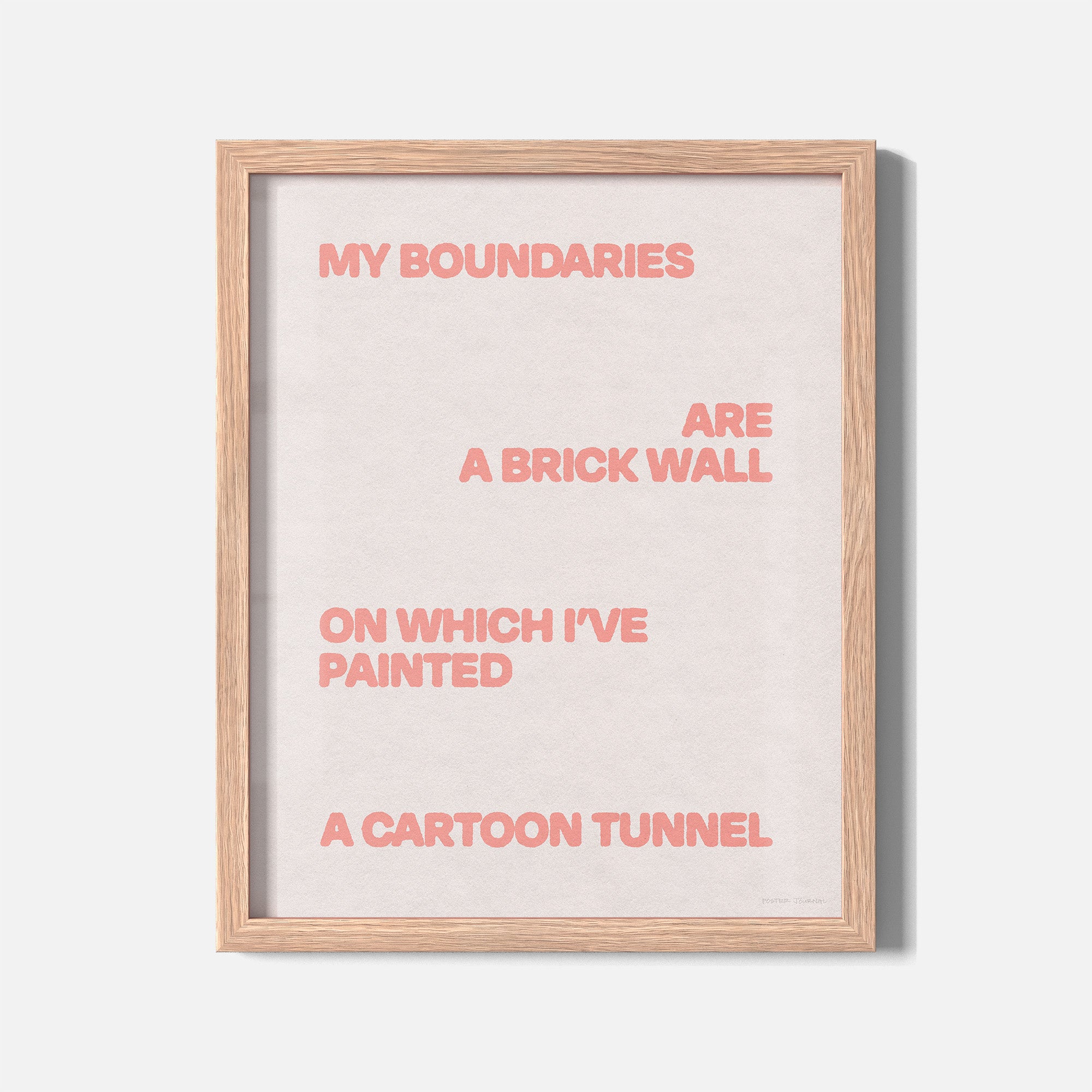 BOUNDARIES PRINT