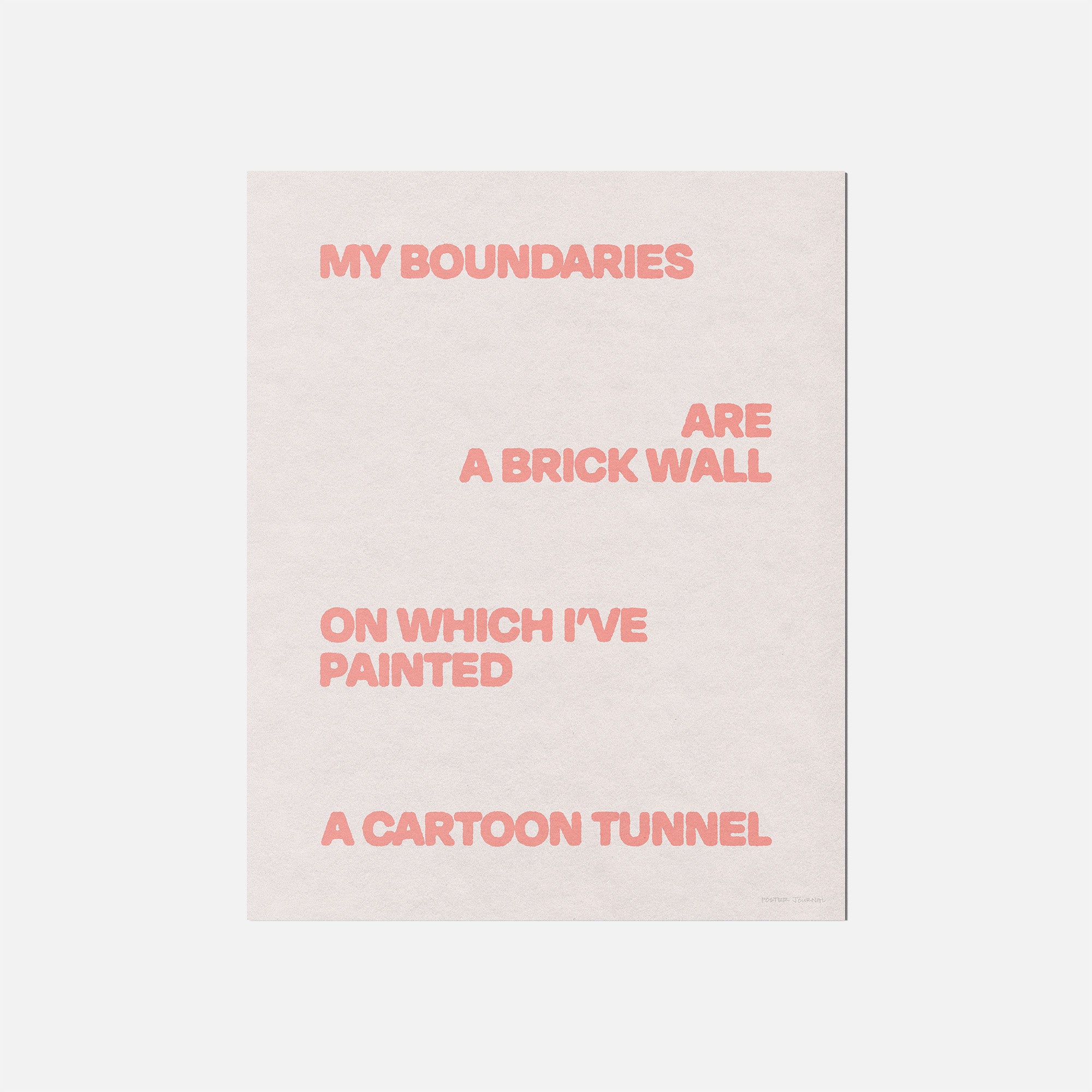 BOUNDARIES PRINT